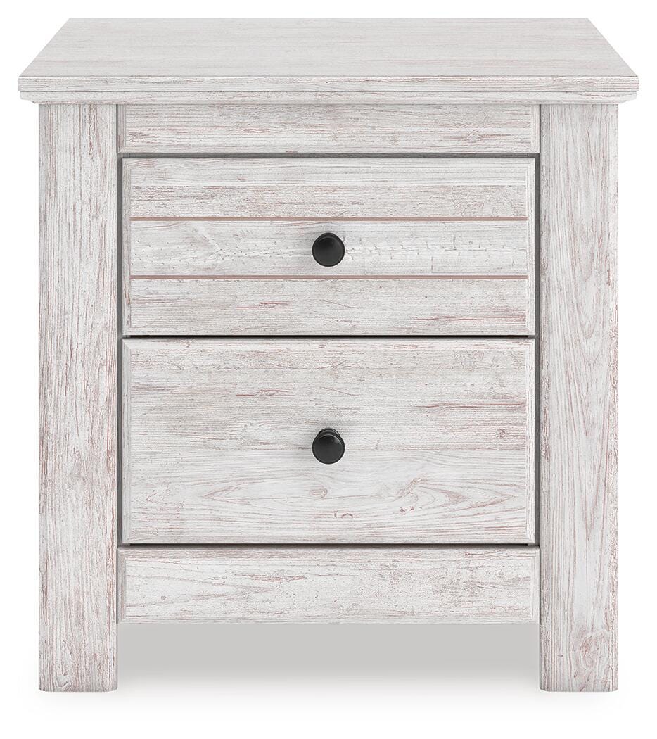 Fenderport Nightstand, Whitewash, large
