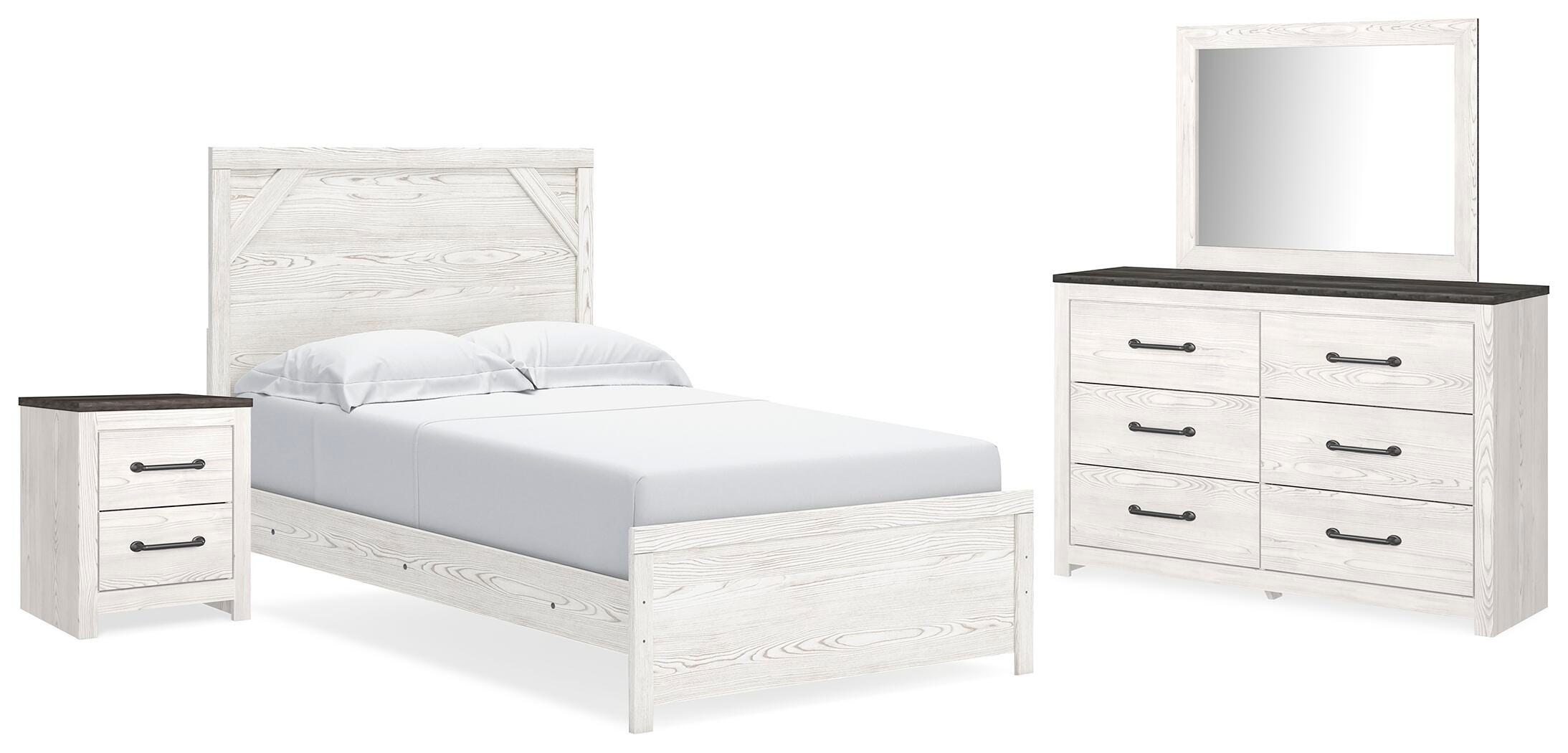 Gerridan Full Panel Bed, Dresser, Mirror and Nightstand - image 1