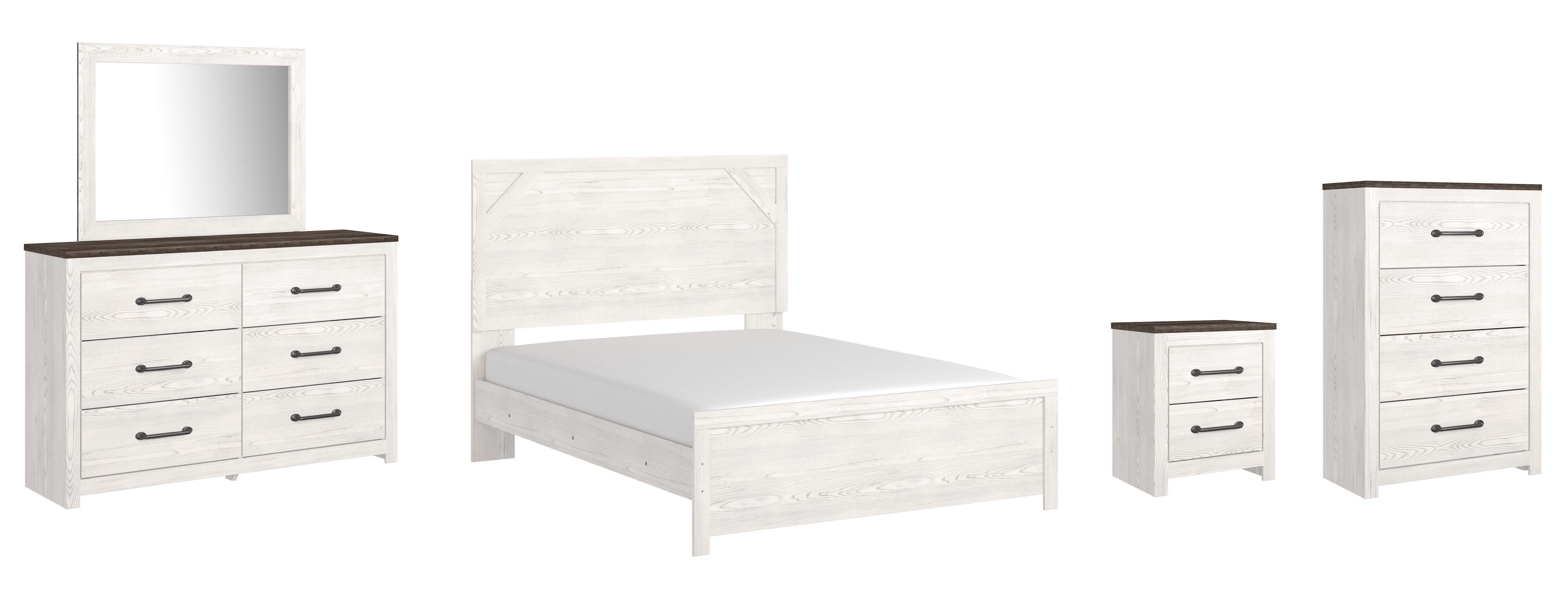 Gerridan Queen Panel Bed with Dresser and Mirror, Chest and Nightstand - image 1