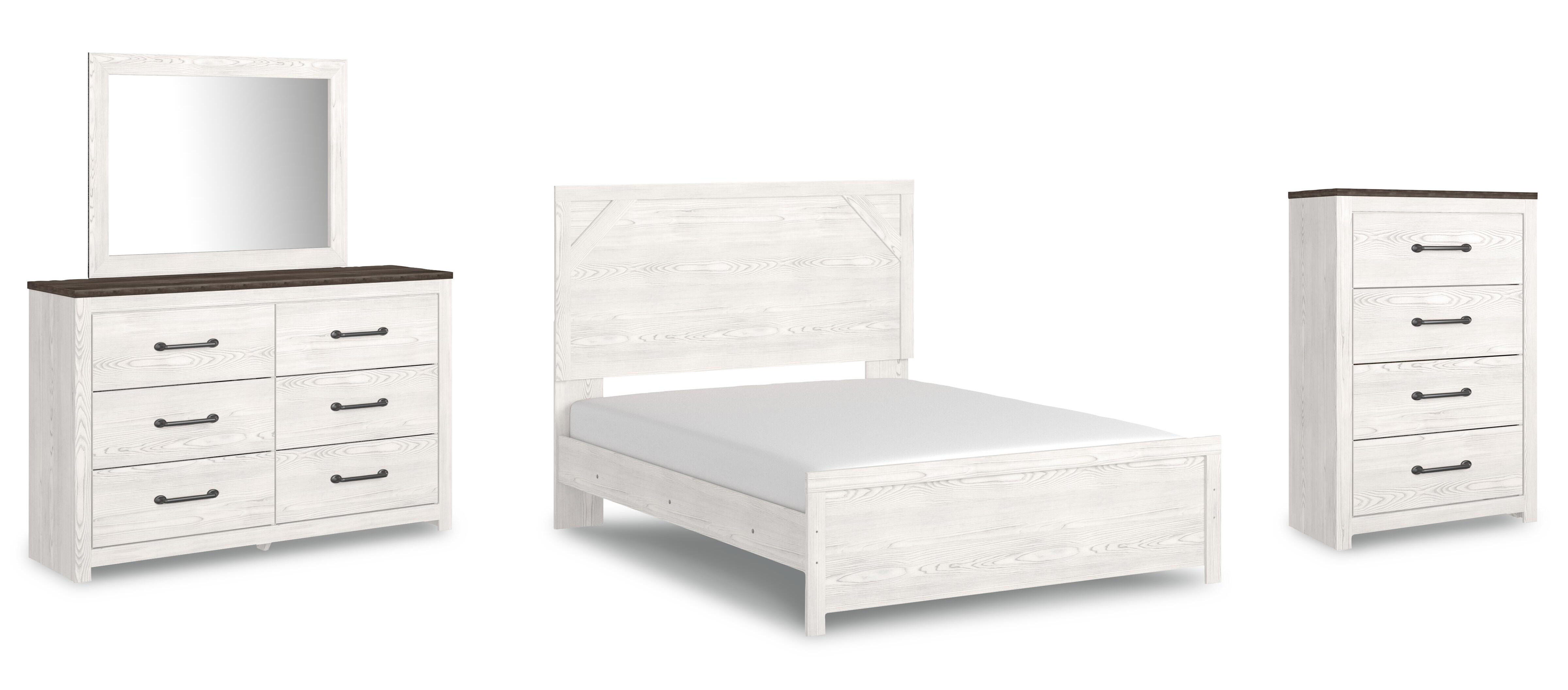 Gerridan Queen Panel Bed, Dresser, Mirror, and Chest - image 1