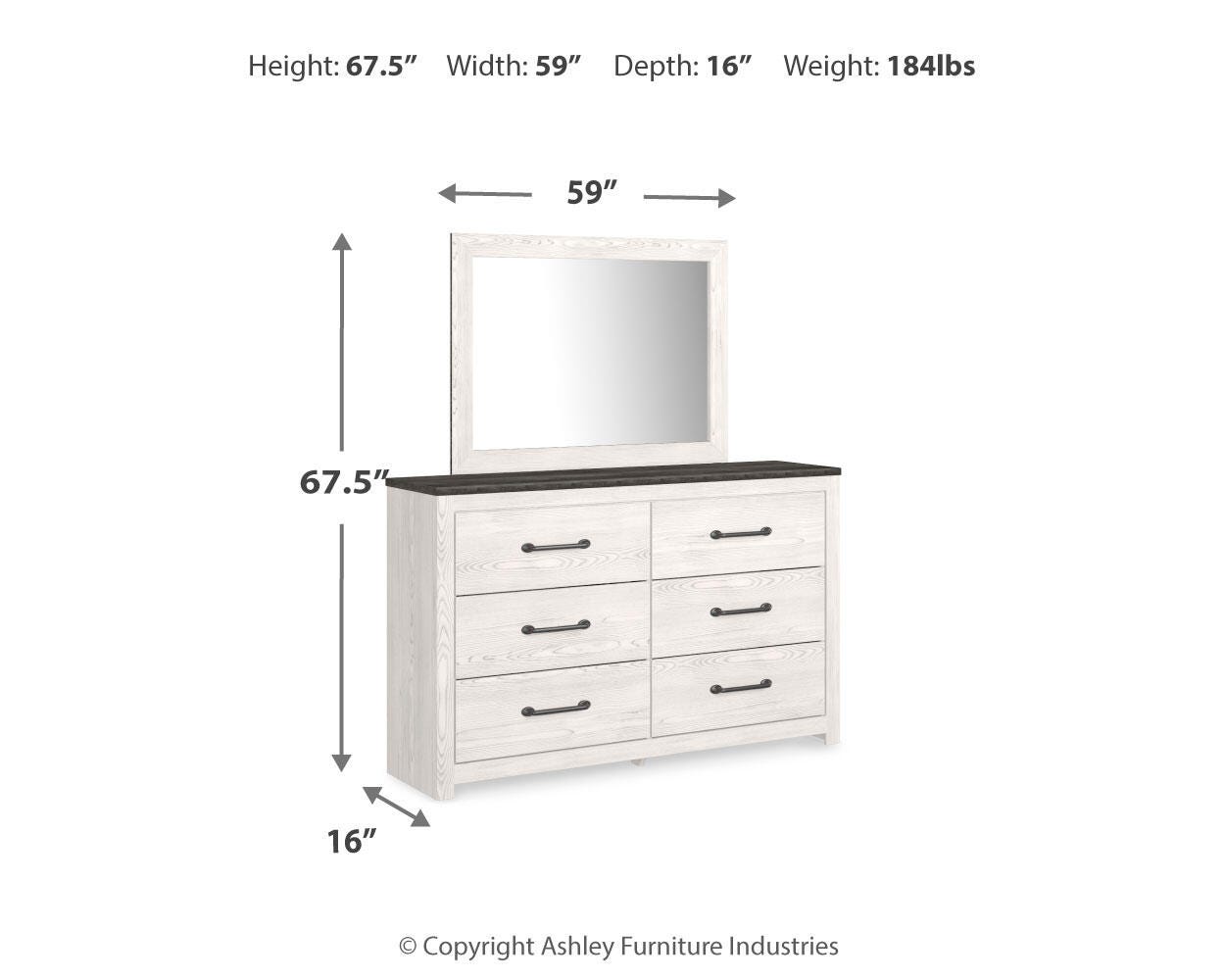 Gerridan Dimensions