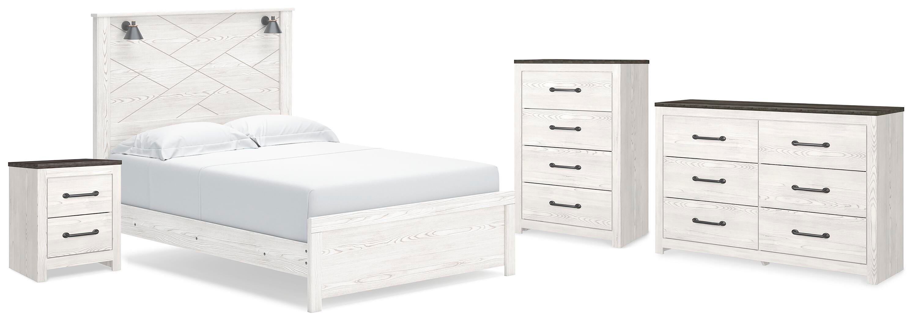 Gerridan Queen Panel Bed, Dresser, Chest and Nightstand - image 1
