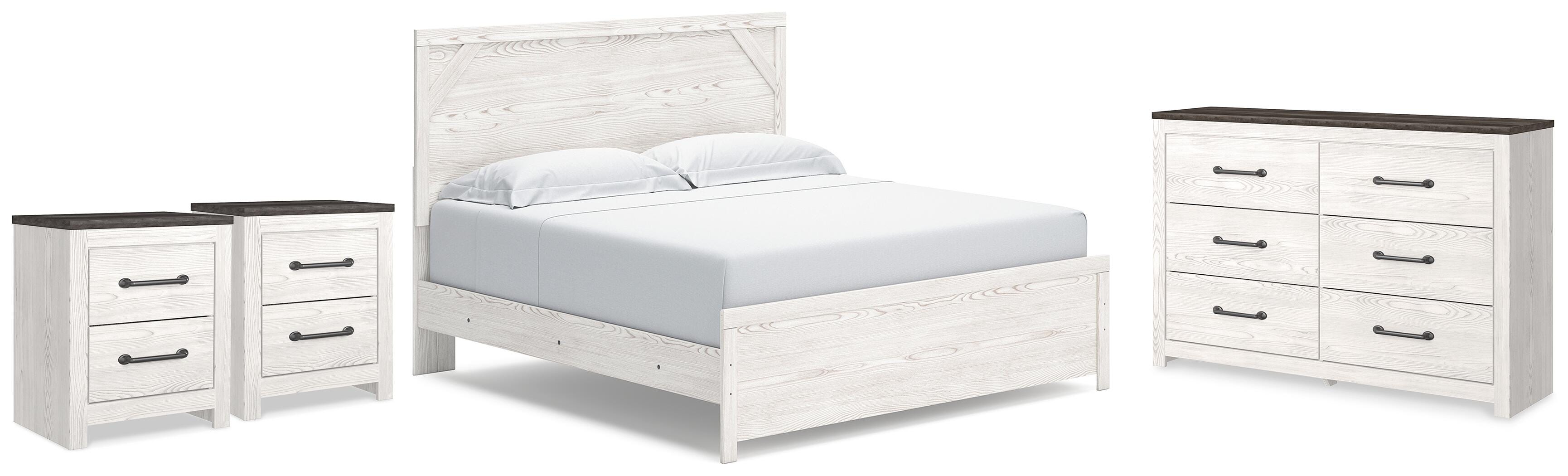 Gerridan King Panel Bed, Dresser and 2 Nightstands - image 1