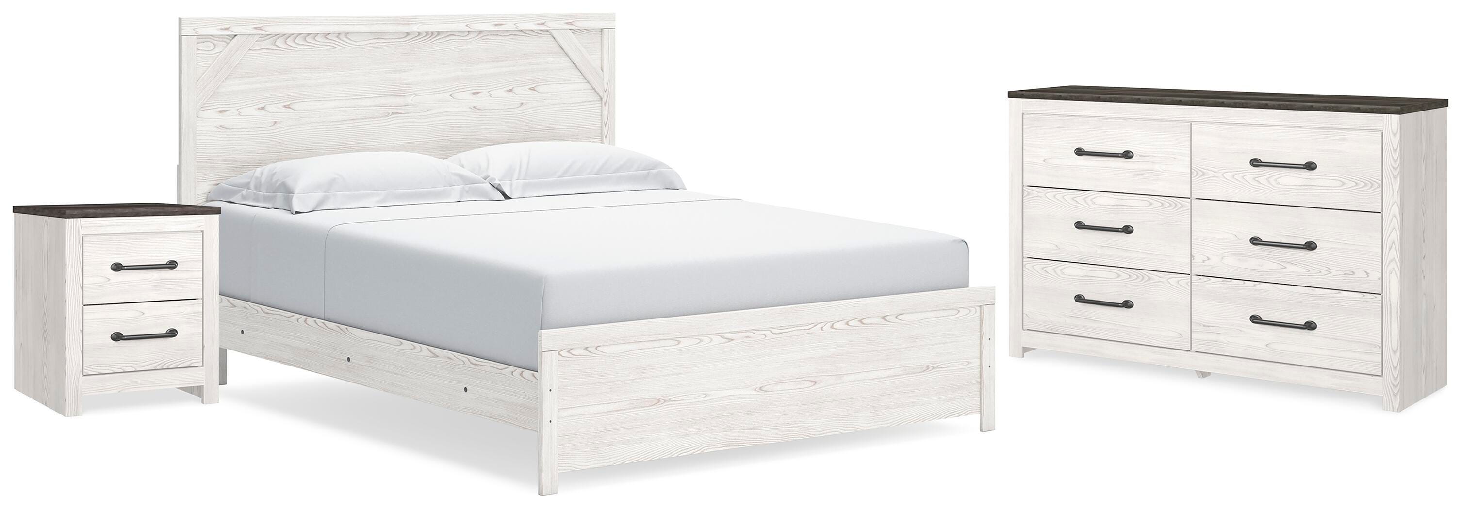 Gerridan King Panel Bed, Dresser and Nightstand - image 1
