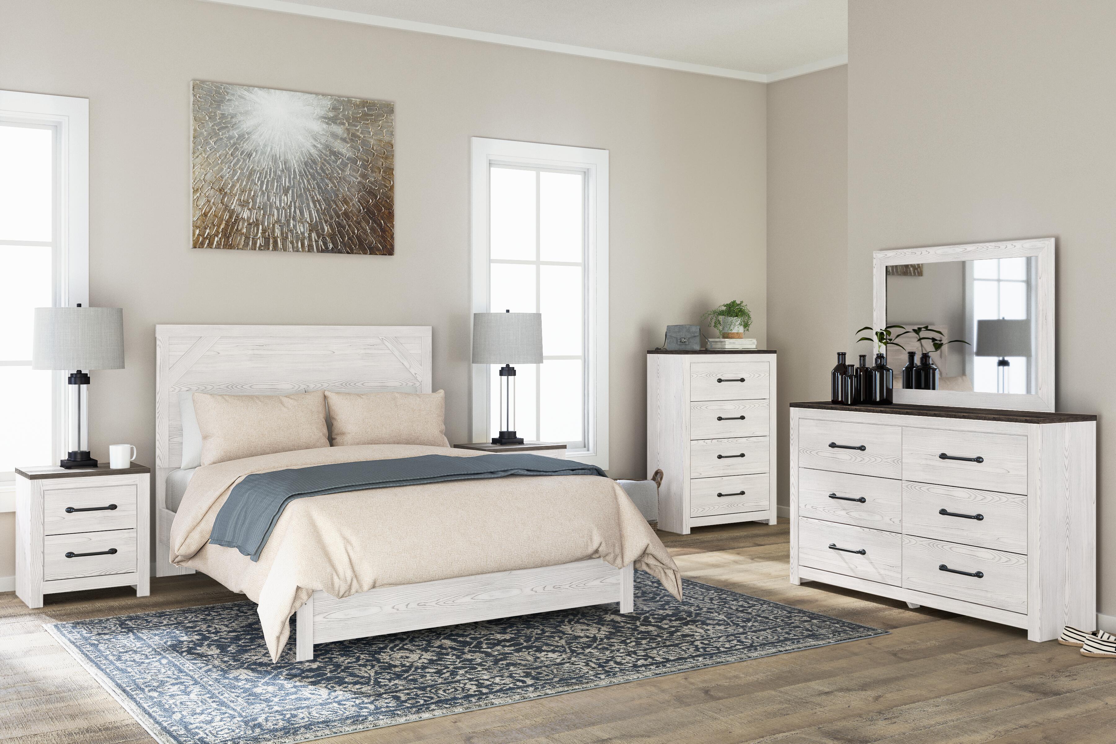 Gerridan Queen Panel Bed, Dresser, Mirror, and Chest - image 4