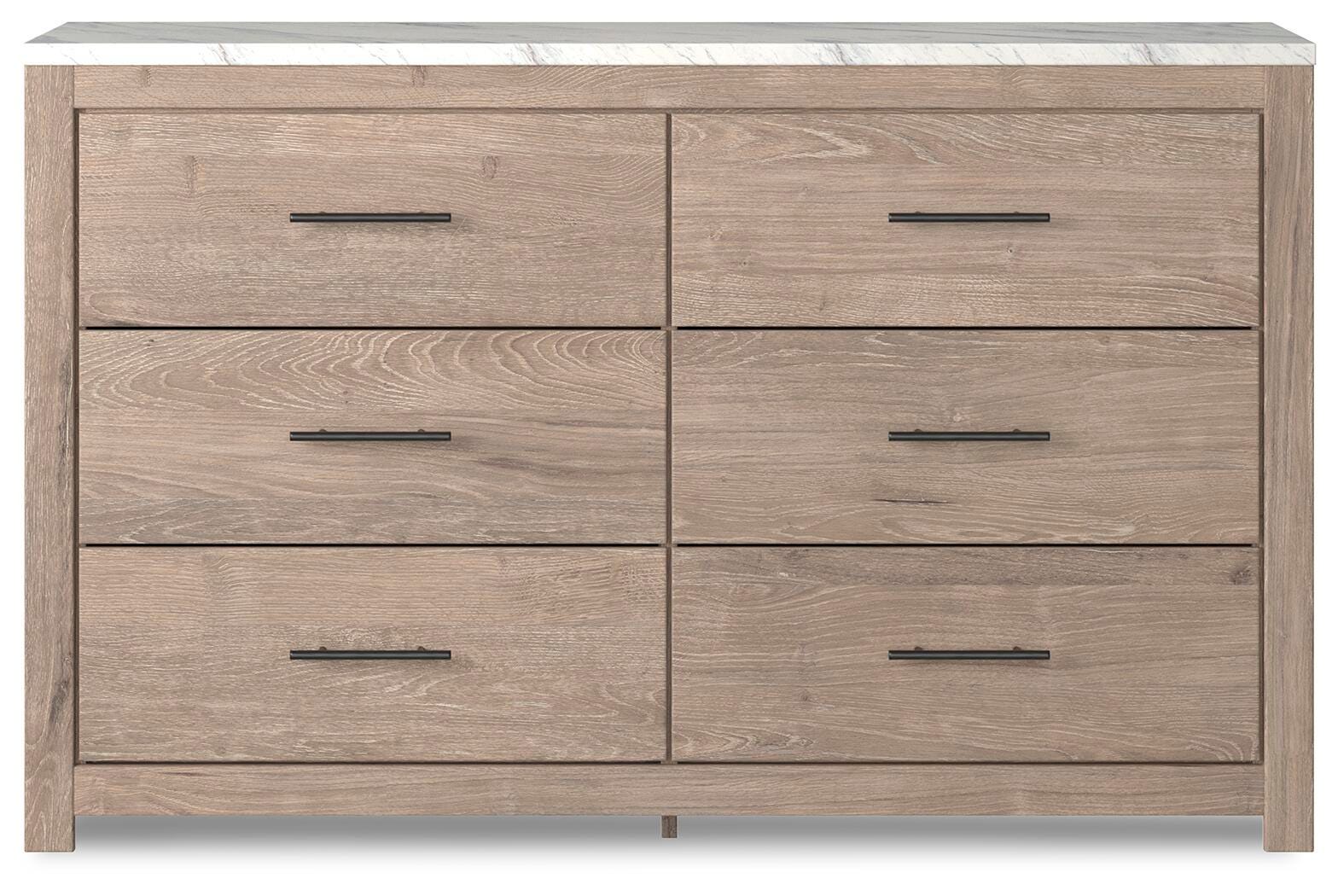 Senniberg Dresser, Light Brown/White, large
