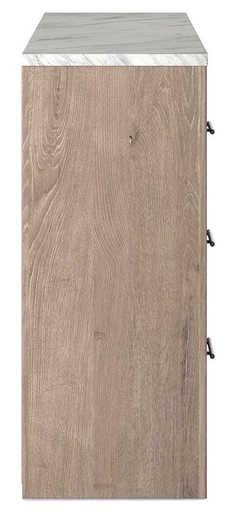Senniberg Dresser, Light Brown/White, large