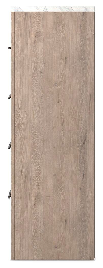 Senniberg Chest of Drawers, Light Brown/White, large