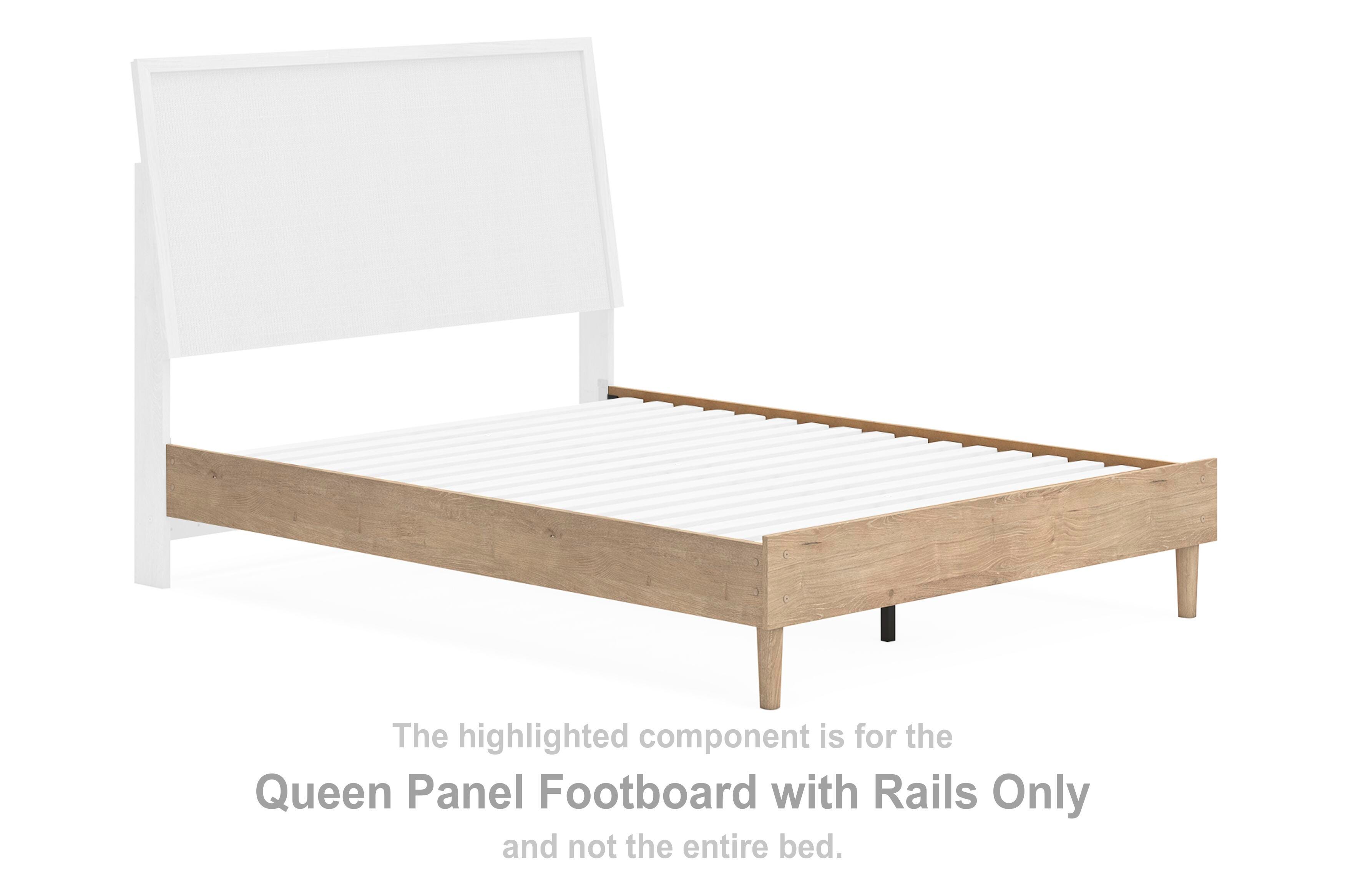 Cielden Queen Panel Footboard with Rails, , large