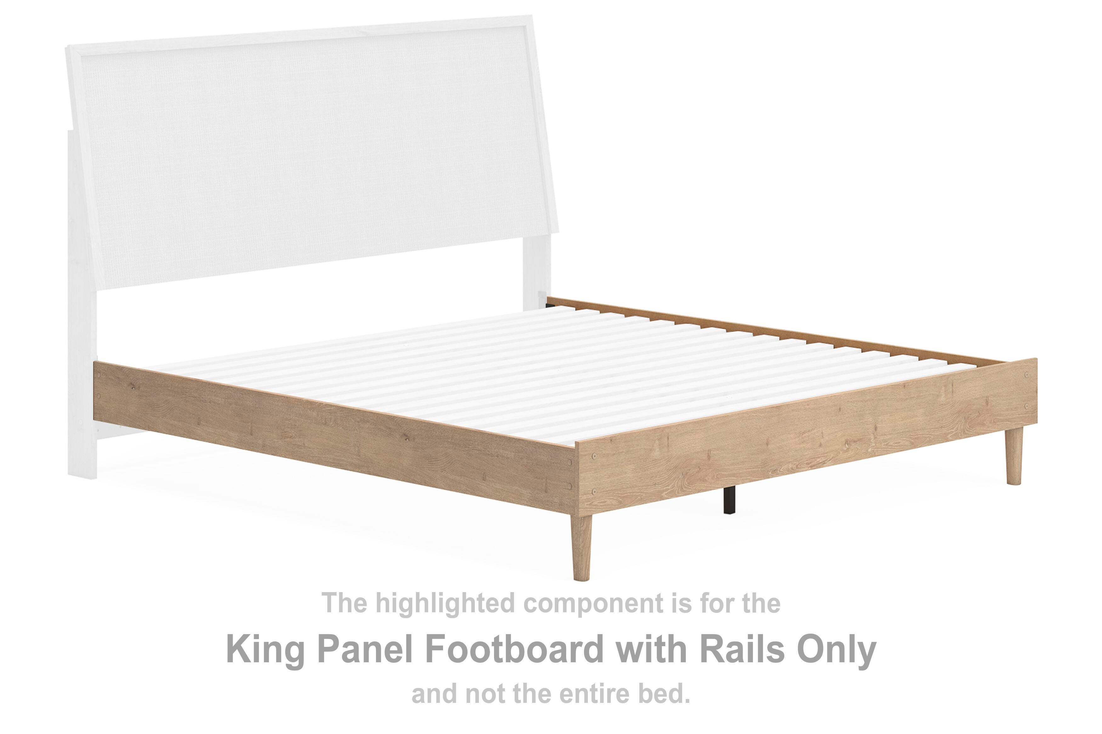 Cielden King Panel Footboard with Rails, , large
