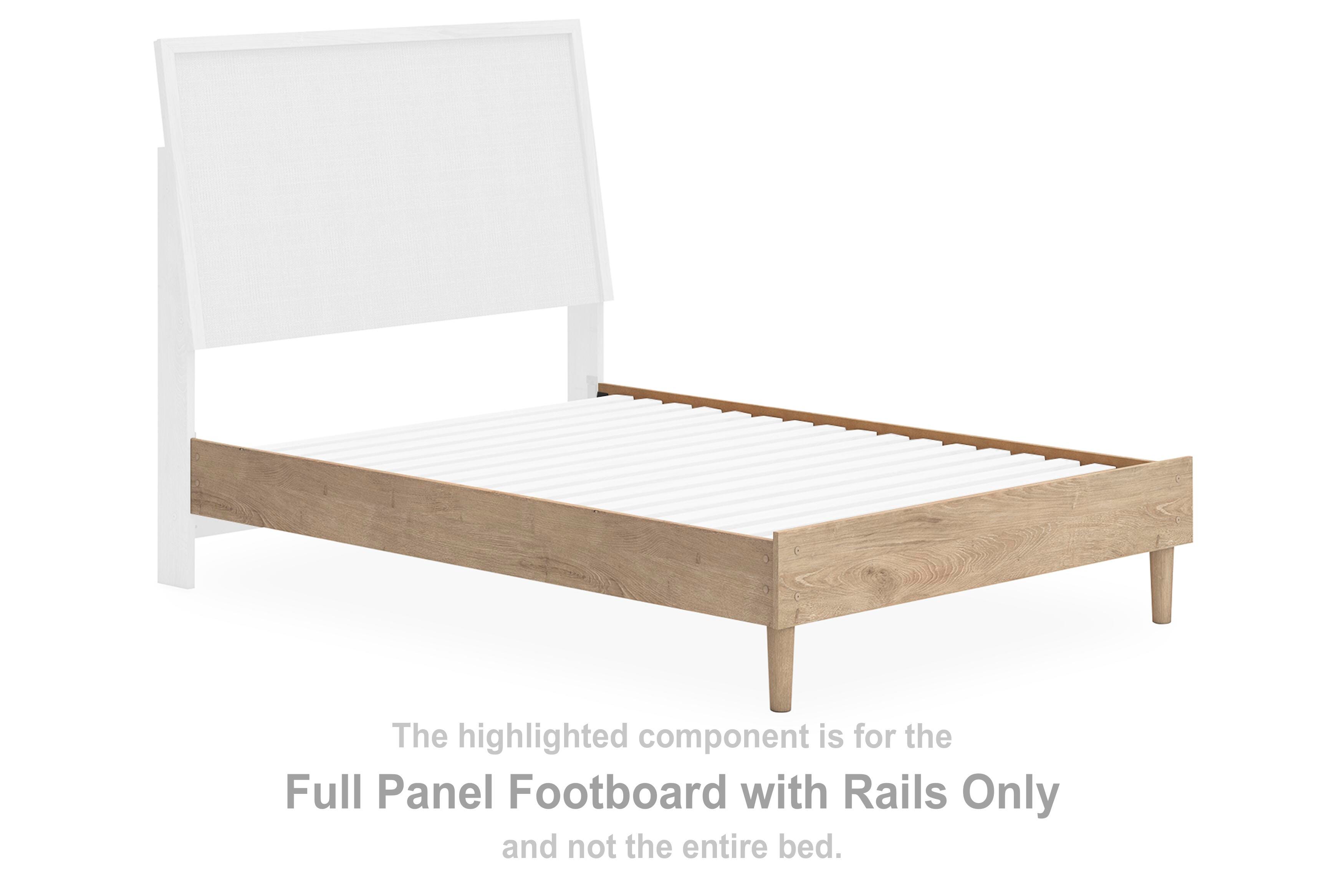 Cielden Full Panel Footboard with Rails, , large
