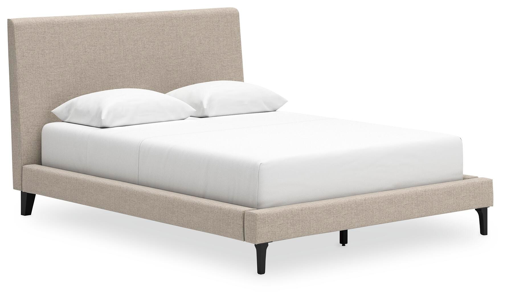 Cielden Queen Upholstered Bed with Roll Slats - image 2