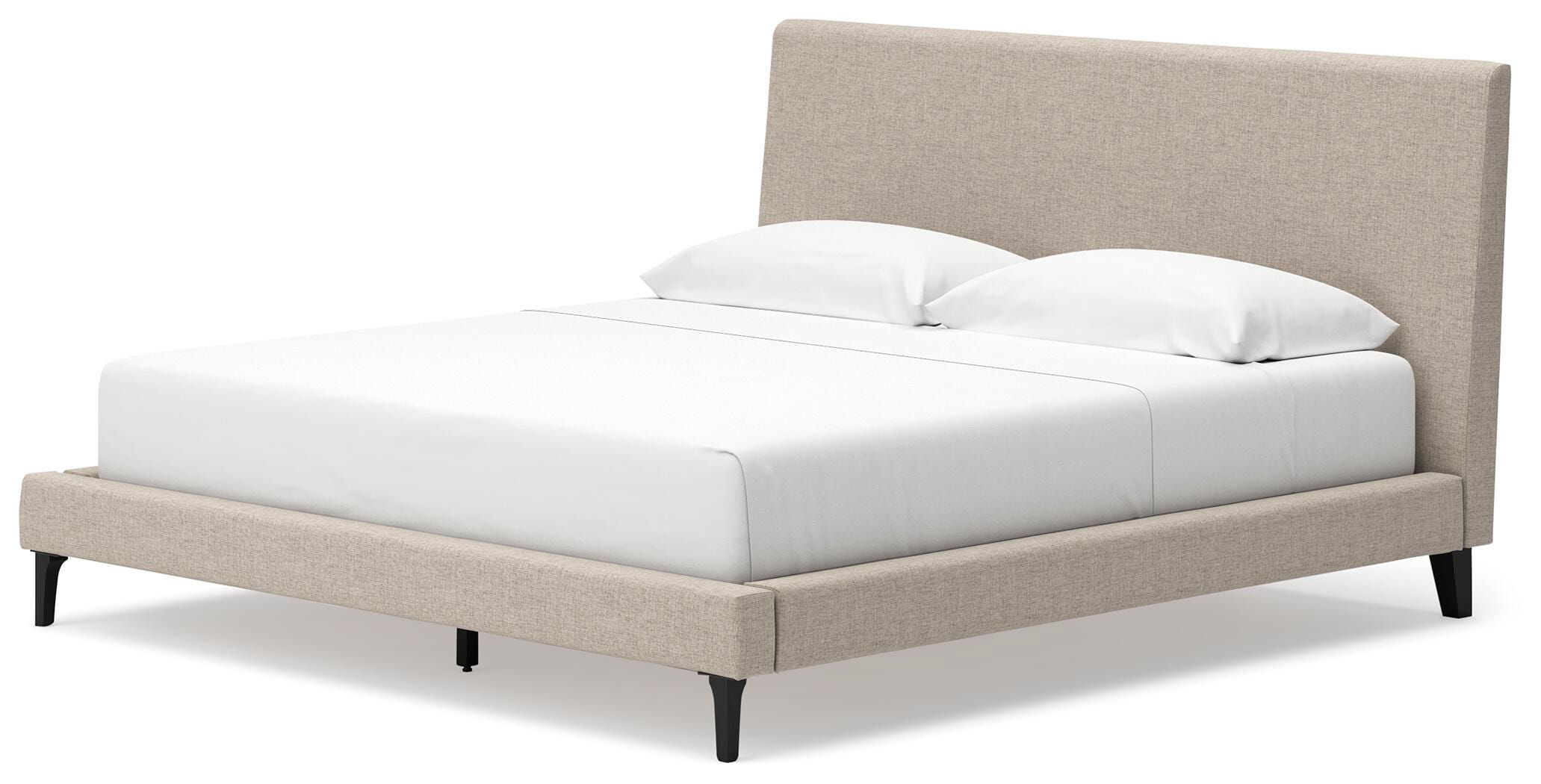 Cielden King Upholstered Bed with Roll Slats - image 4
