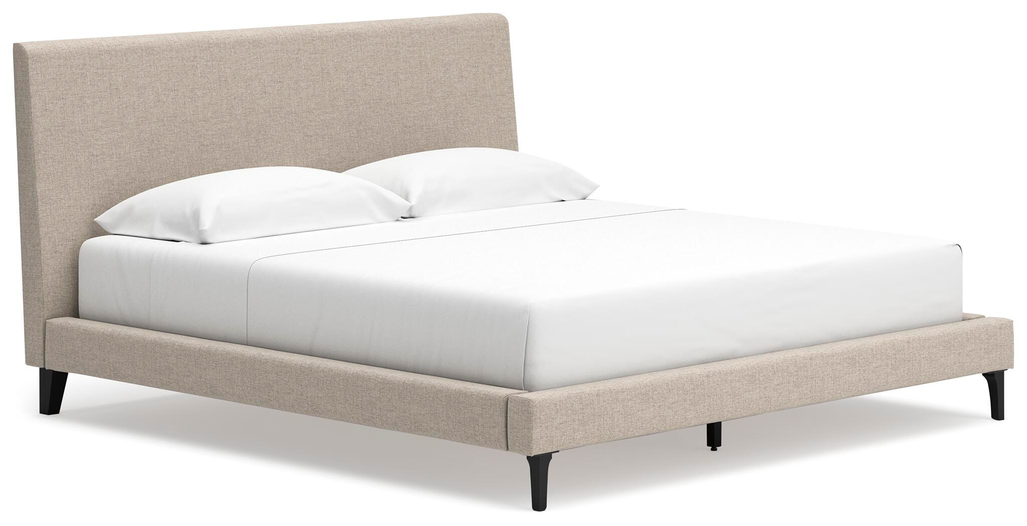 Cielden King Upholstered Bed with Roll Slats - image 2
