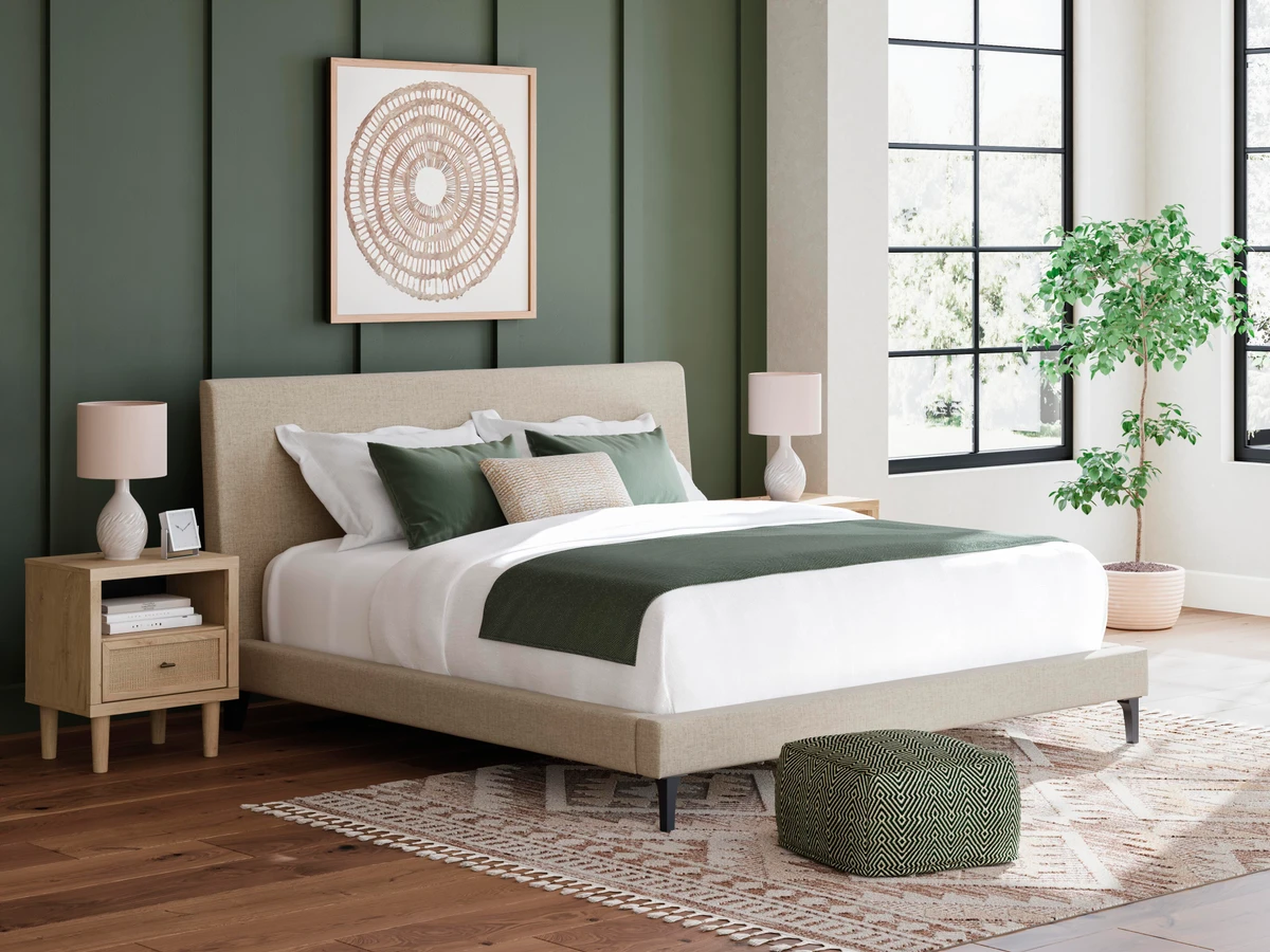 Ashley Cielden Upholstered Bed With R...