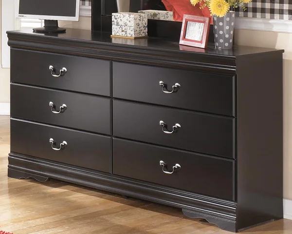black ashley dresser Huey Vineyard 6 Drawer Dresser