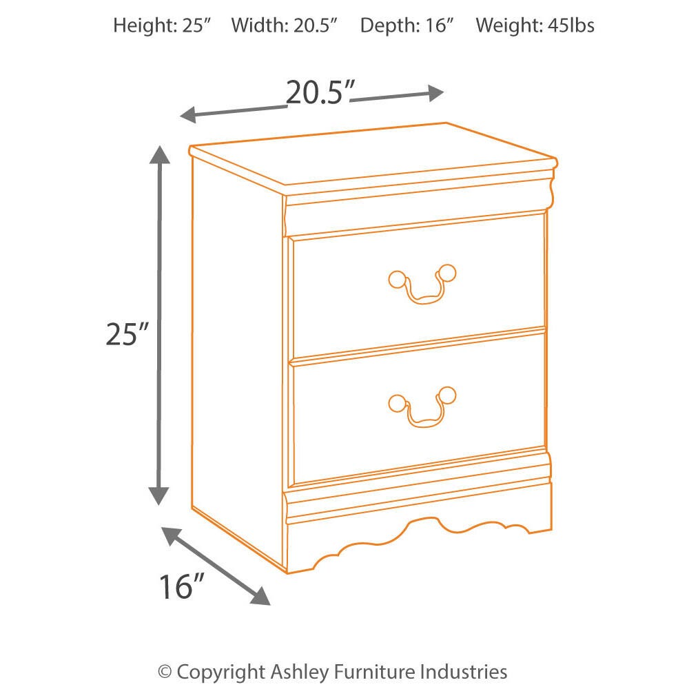 Huey Vineyard Dimensions