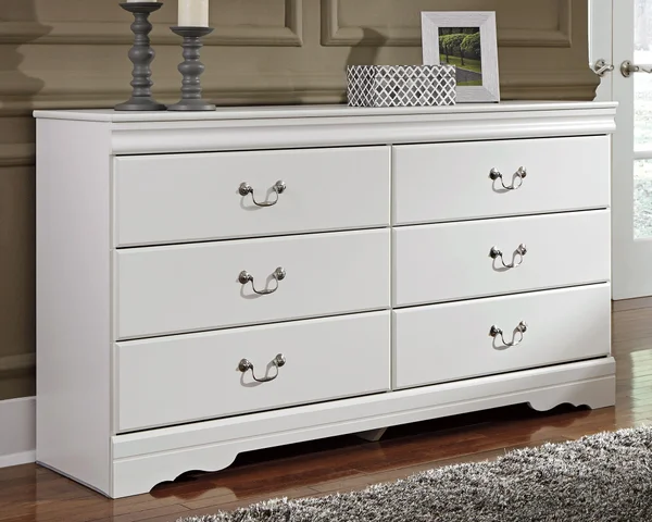 vintage bedroom dresser TRADITIONAL LARGE DRESSER W/ OLDIE WHITE STAIN The Rustic Mile