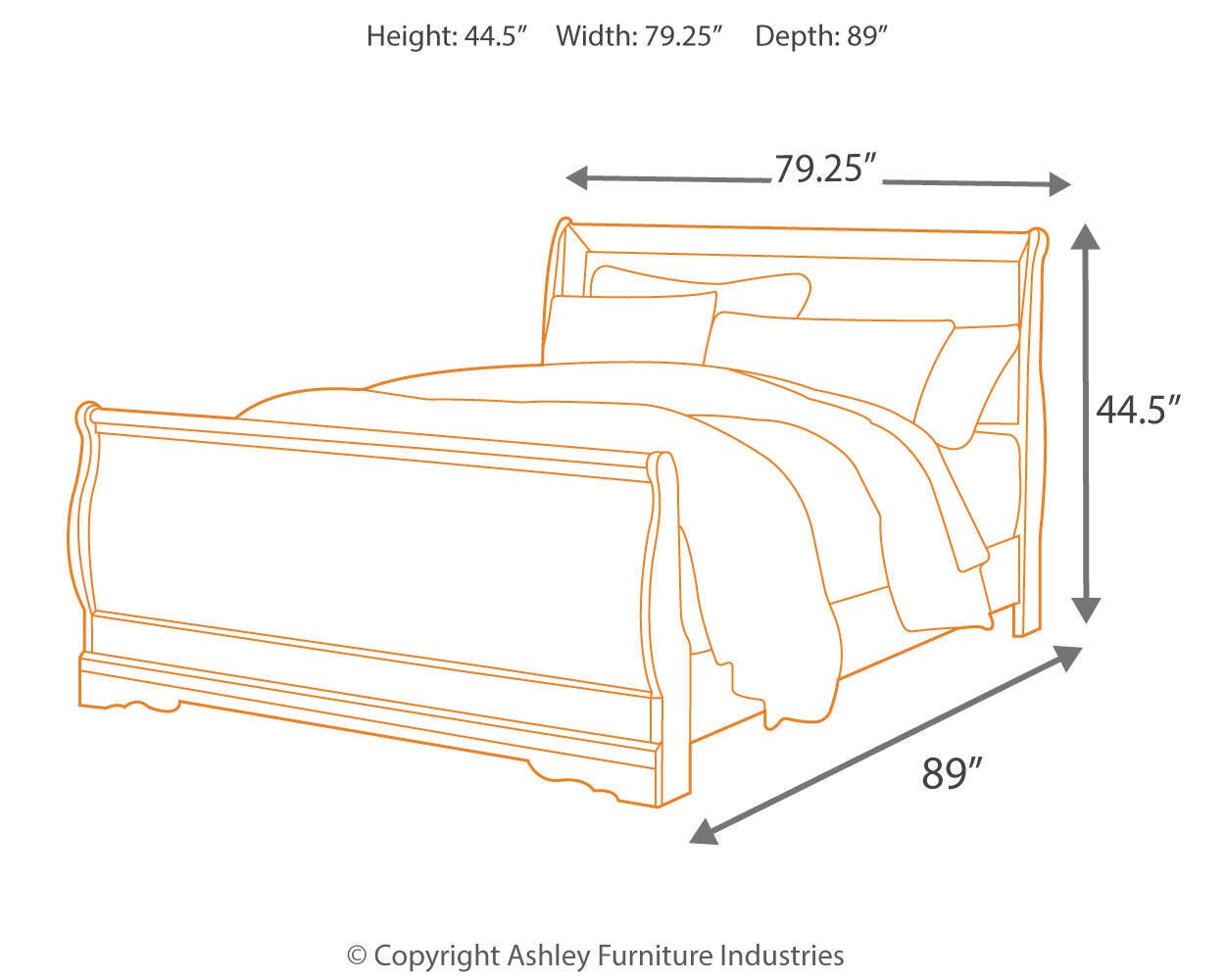 Anarasia Queen Sleigh Bed - image 4
