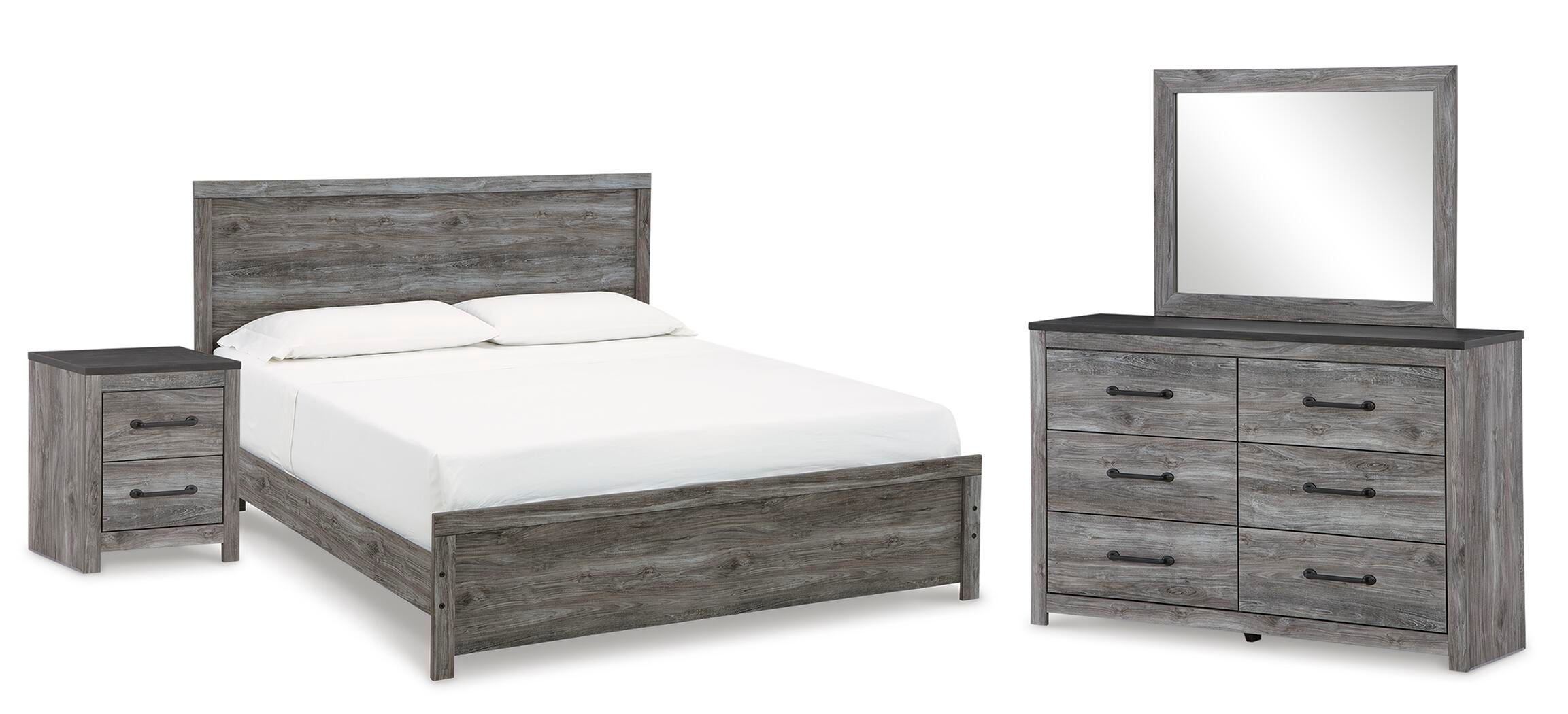 Bronyan King Panel Bed, Dresser, Mirror and Nightstand - image 1