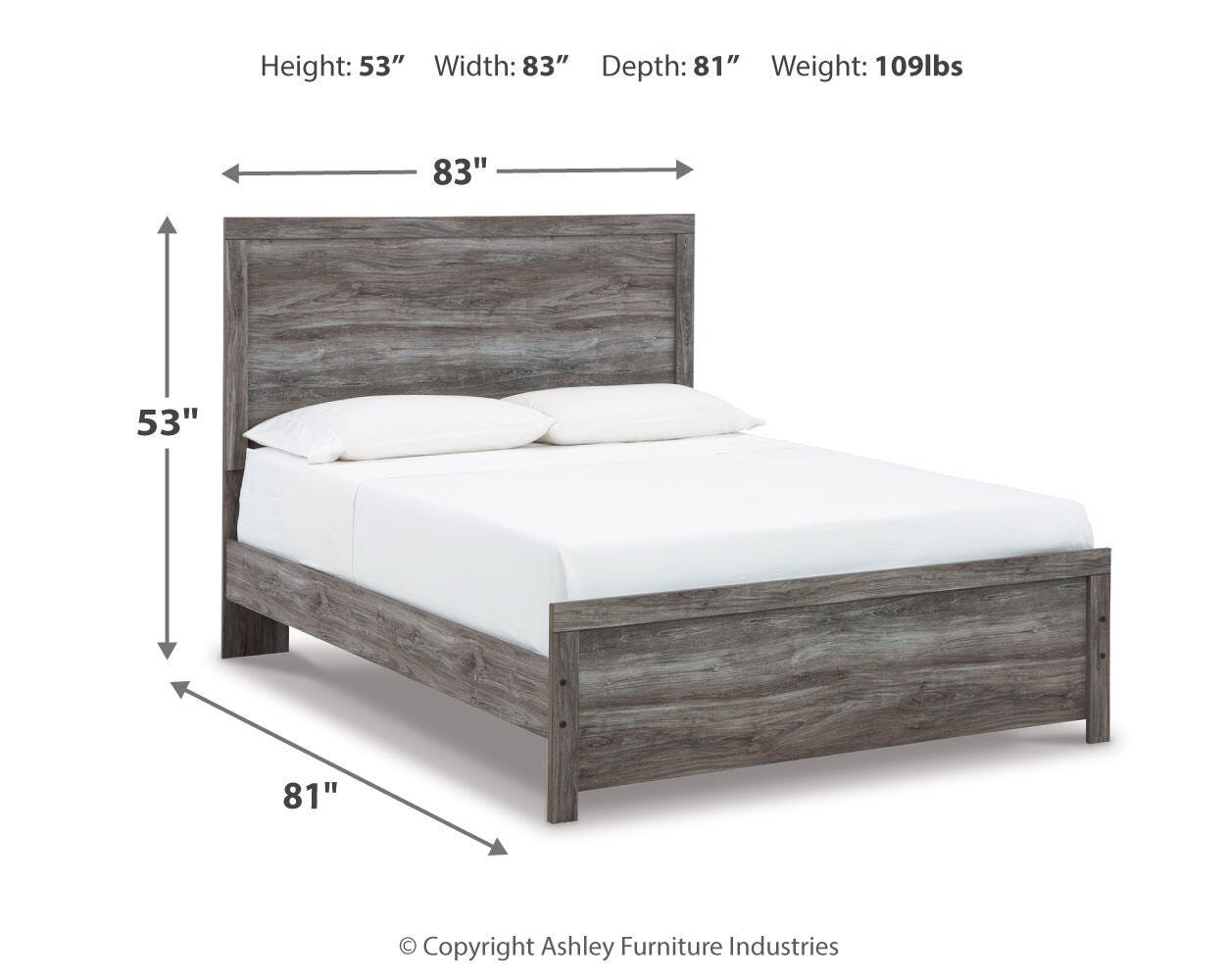 Cama Queen con paneles Bronyan - image 6