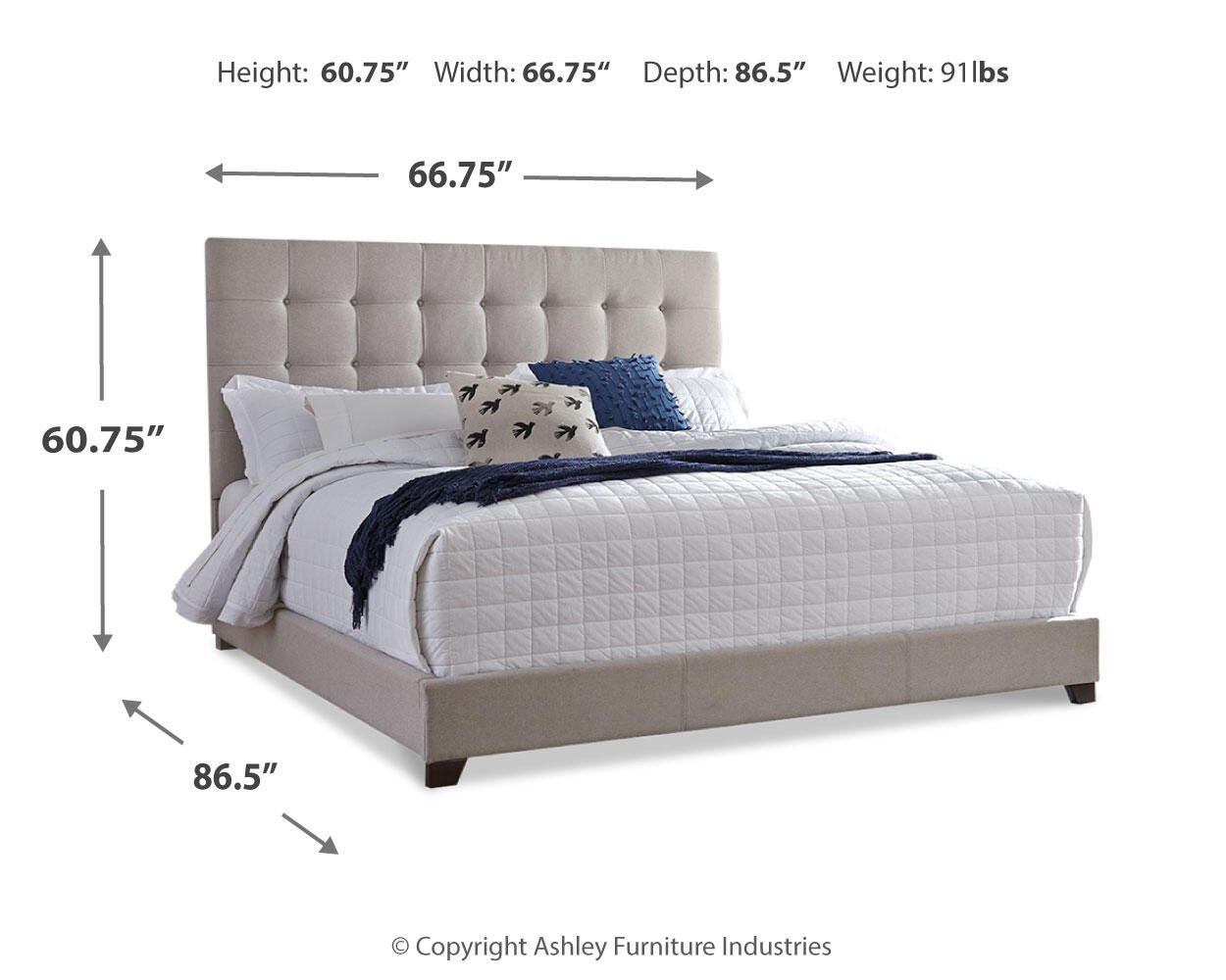 Dolante Queen Upholstered Bed - image 5