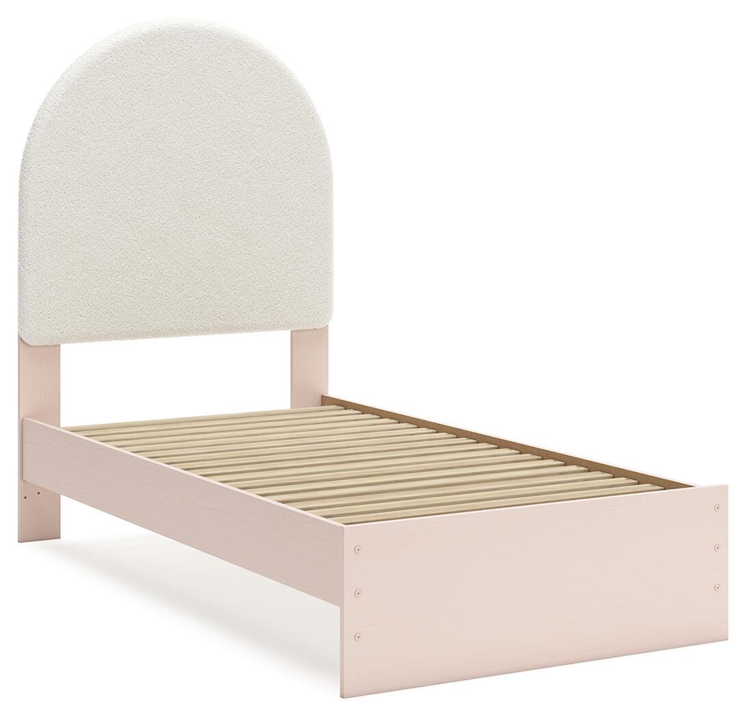 Wistenpine Twin Upholstered Panel Bed - image 3