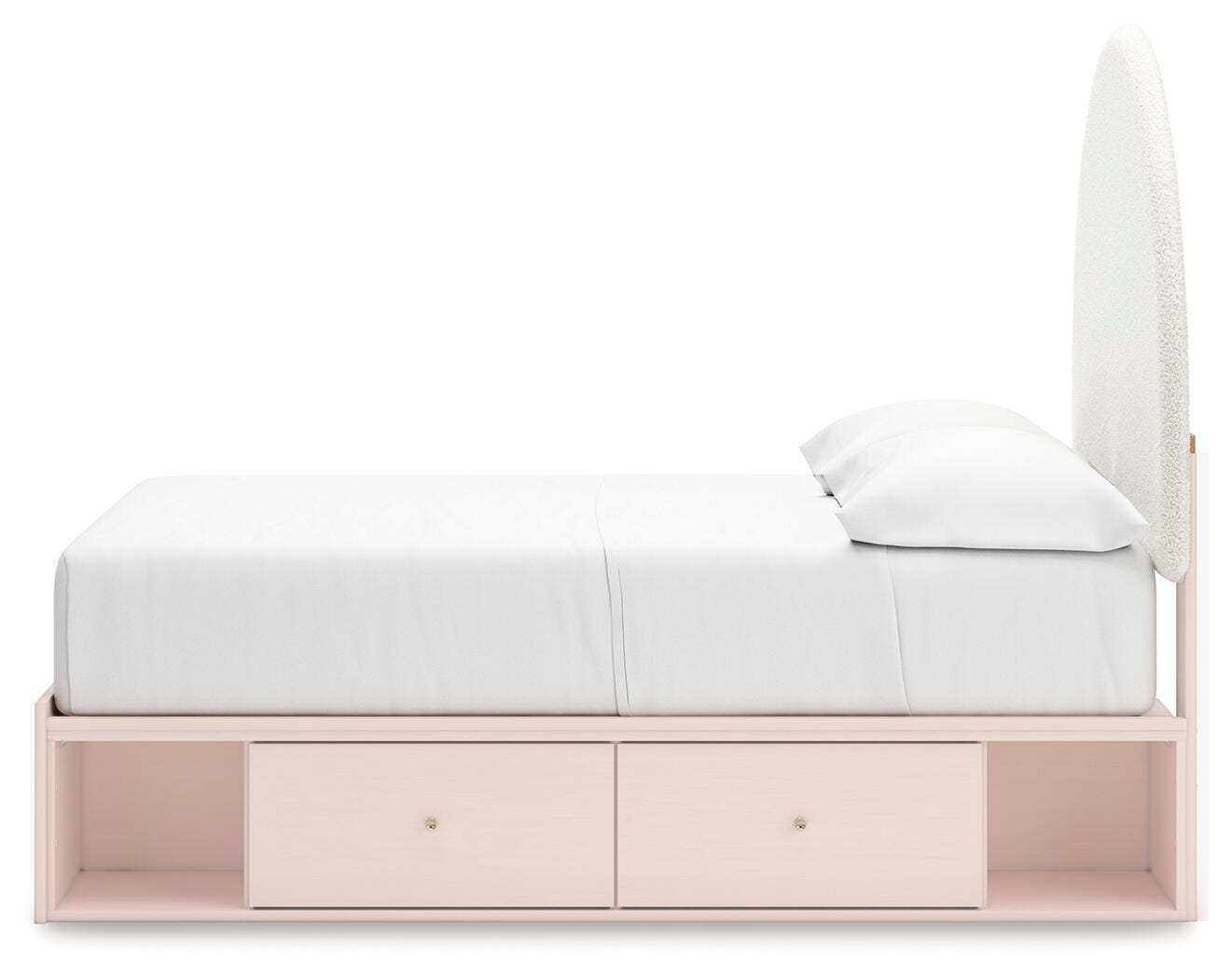 Wistenpine Full Upholstered Panel Bed with Storage - image 8