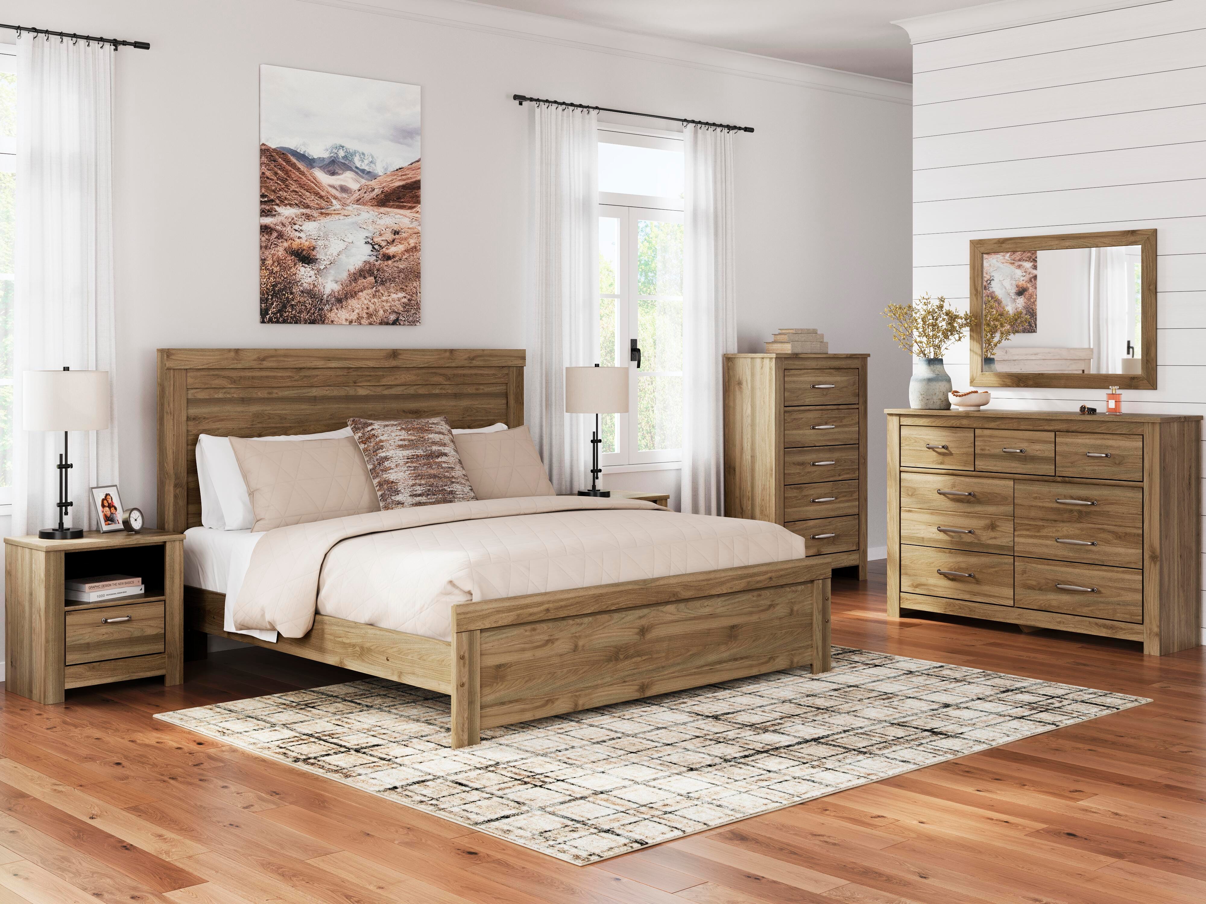 Zanbrook King Panel Bed - image 10