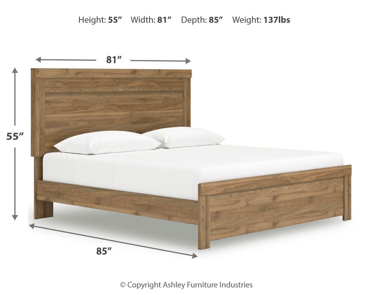 Ashley キングサイズベッド Zanbrook King Panel Bed | Ashley