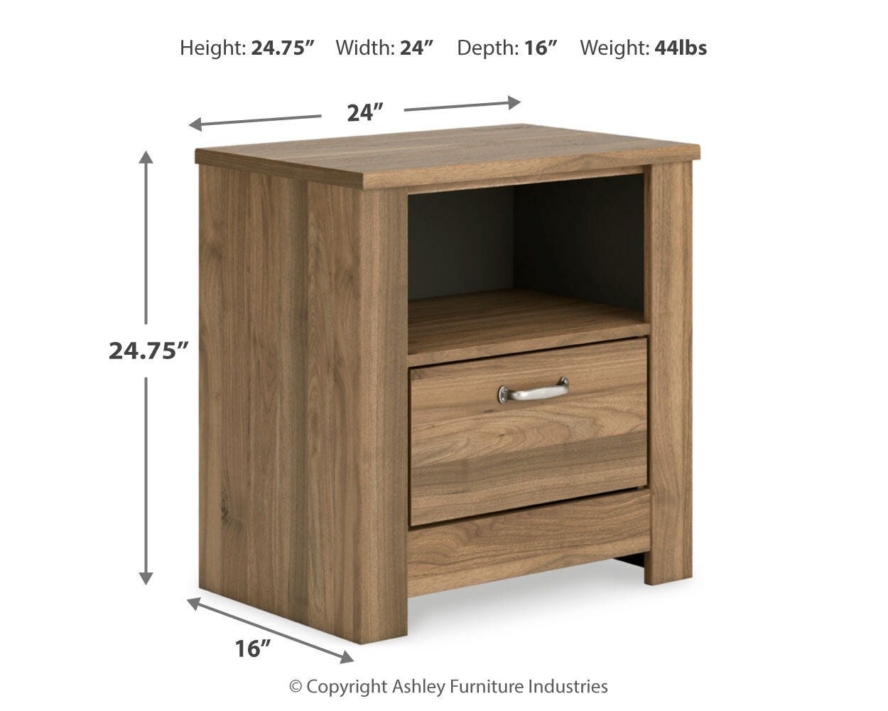 Zanbrook Queen Panel Bed with Dresser and Nightstand | Ashley