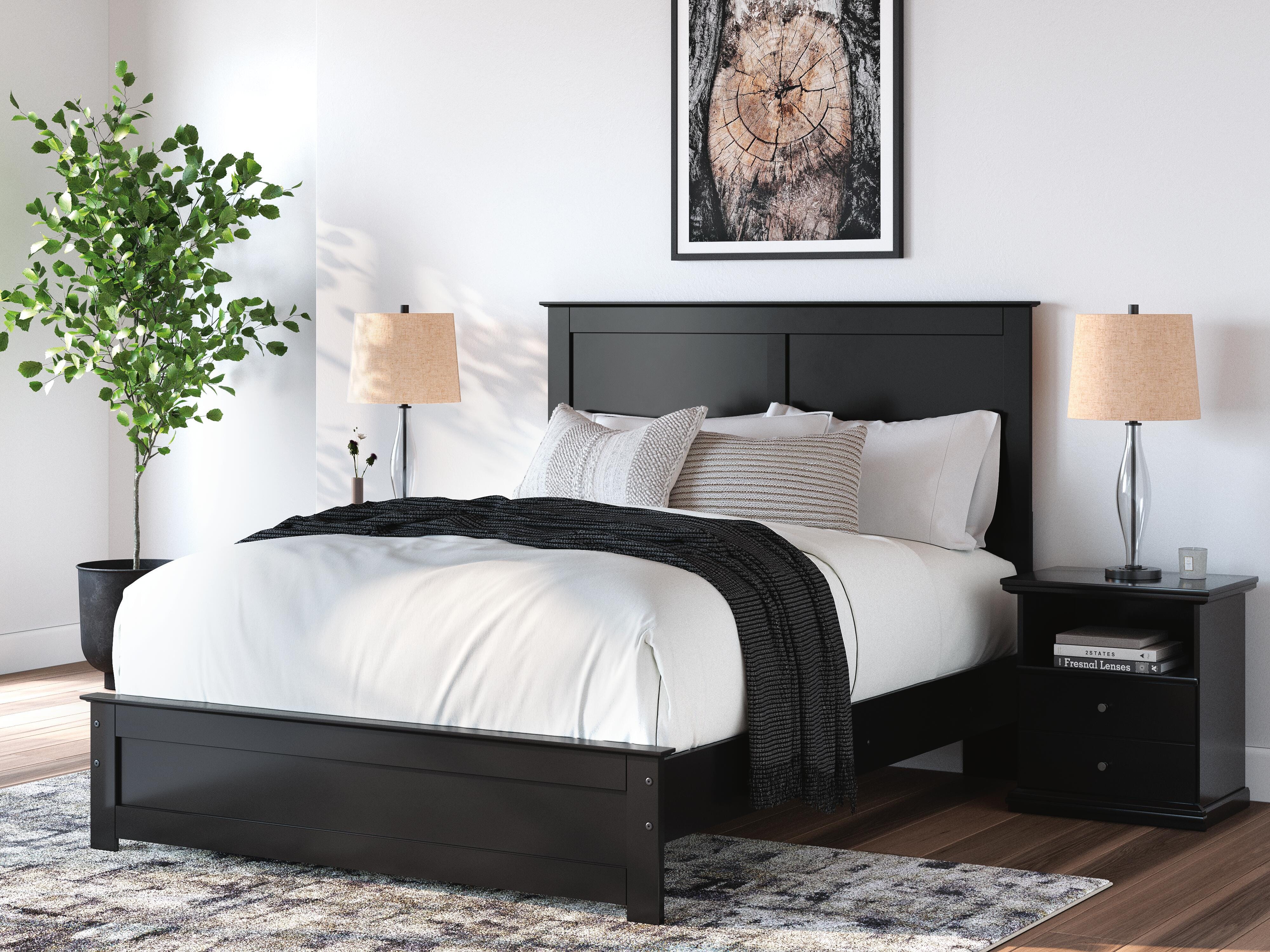 Cama queen Maribel con cómoda y espejo - image 17
