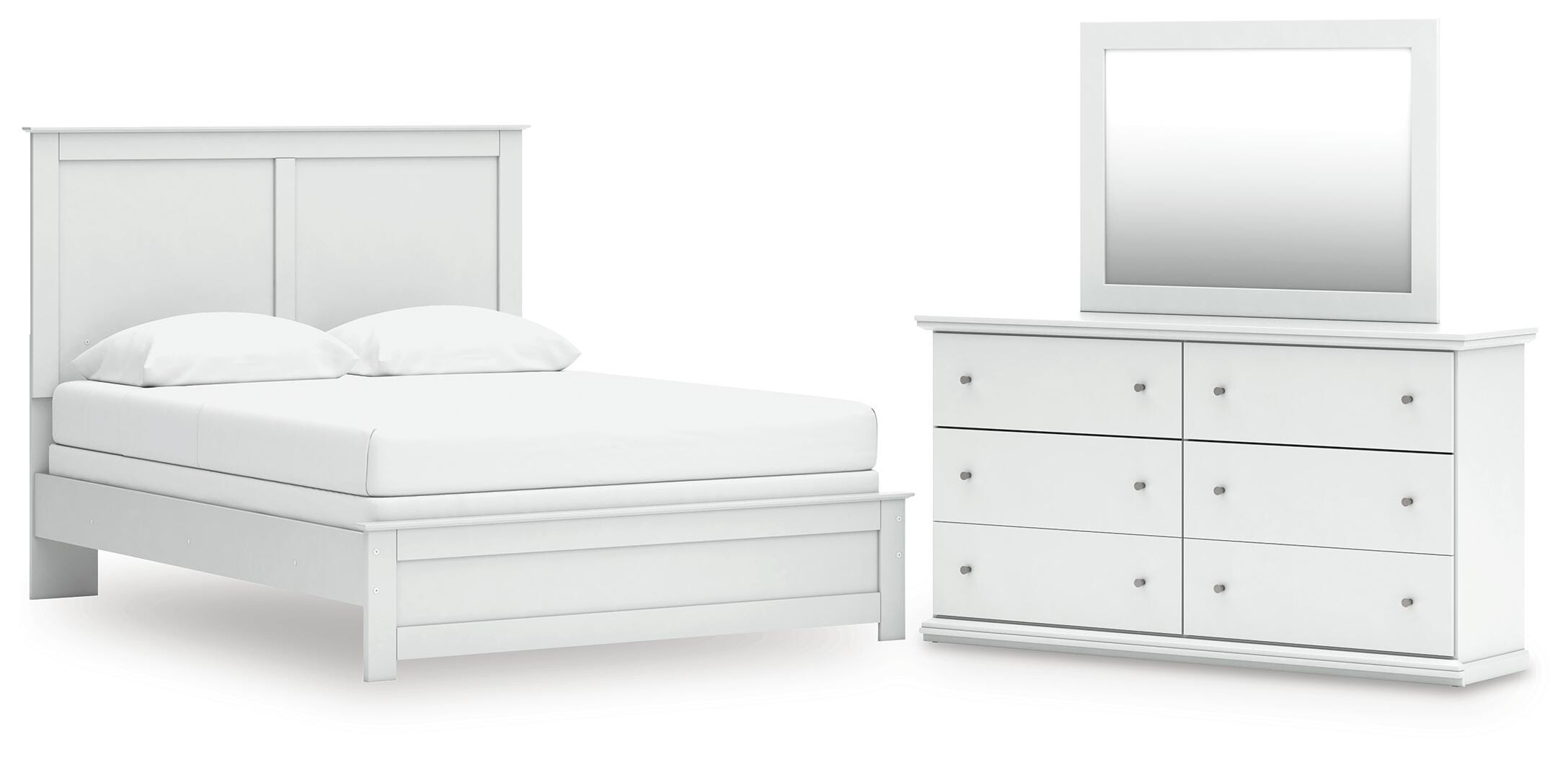 Bostwick Shoals Queen Panel Bed, Dresser and Mirror - image 1