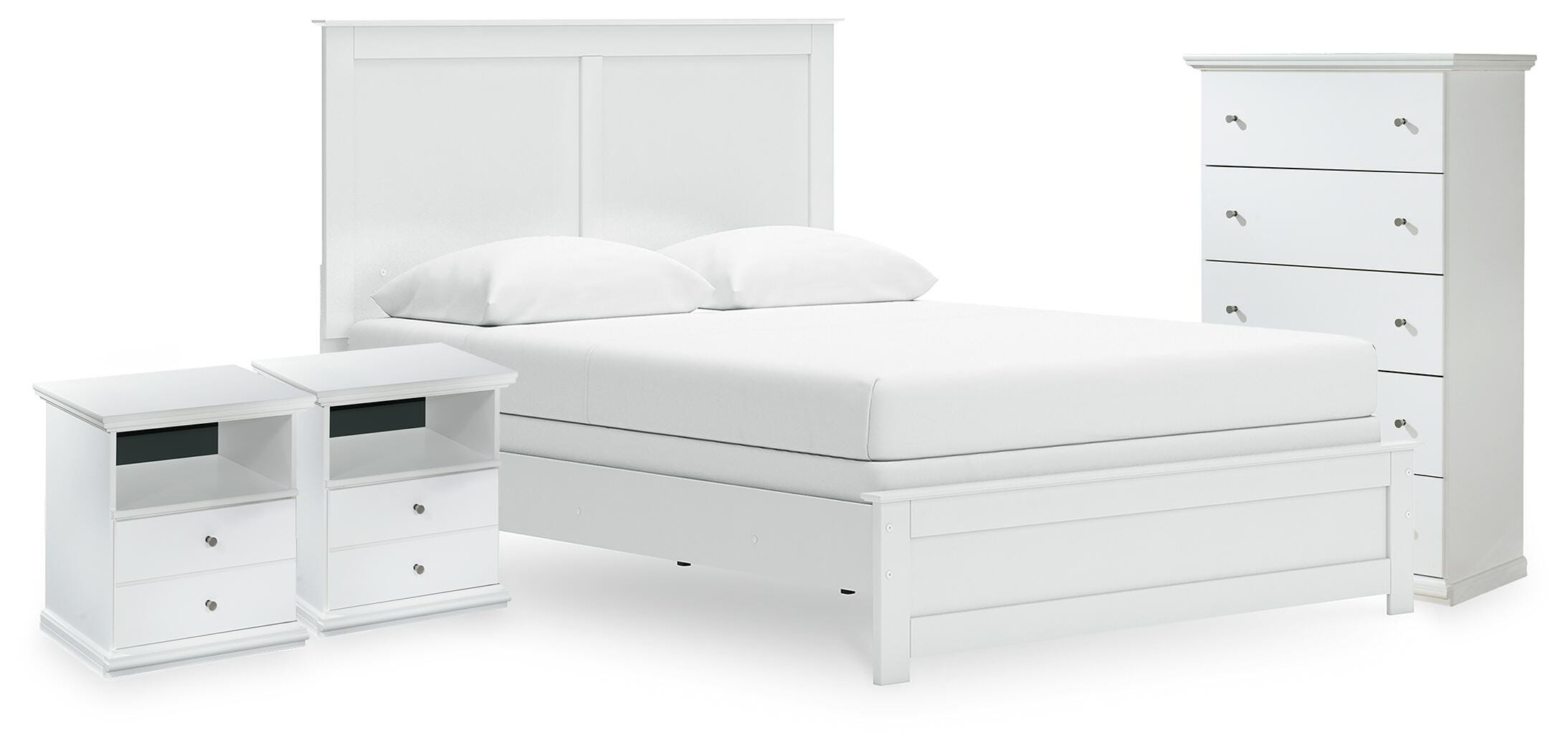 Bostwick Shoals Queen Panel Bed, Chest and 2 Nightstands - image 1