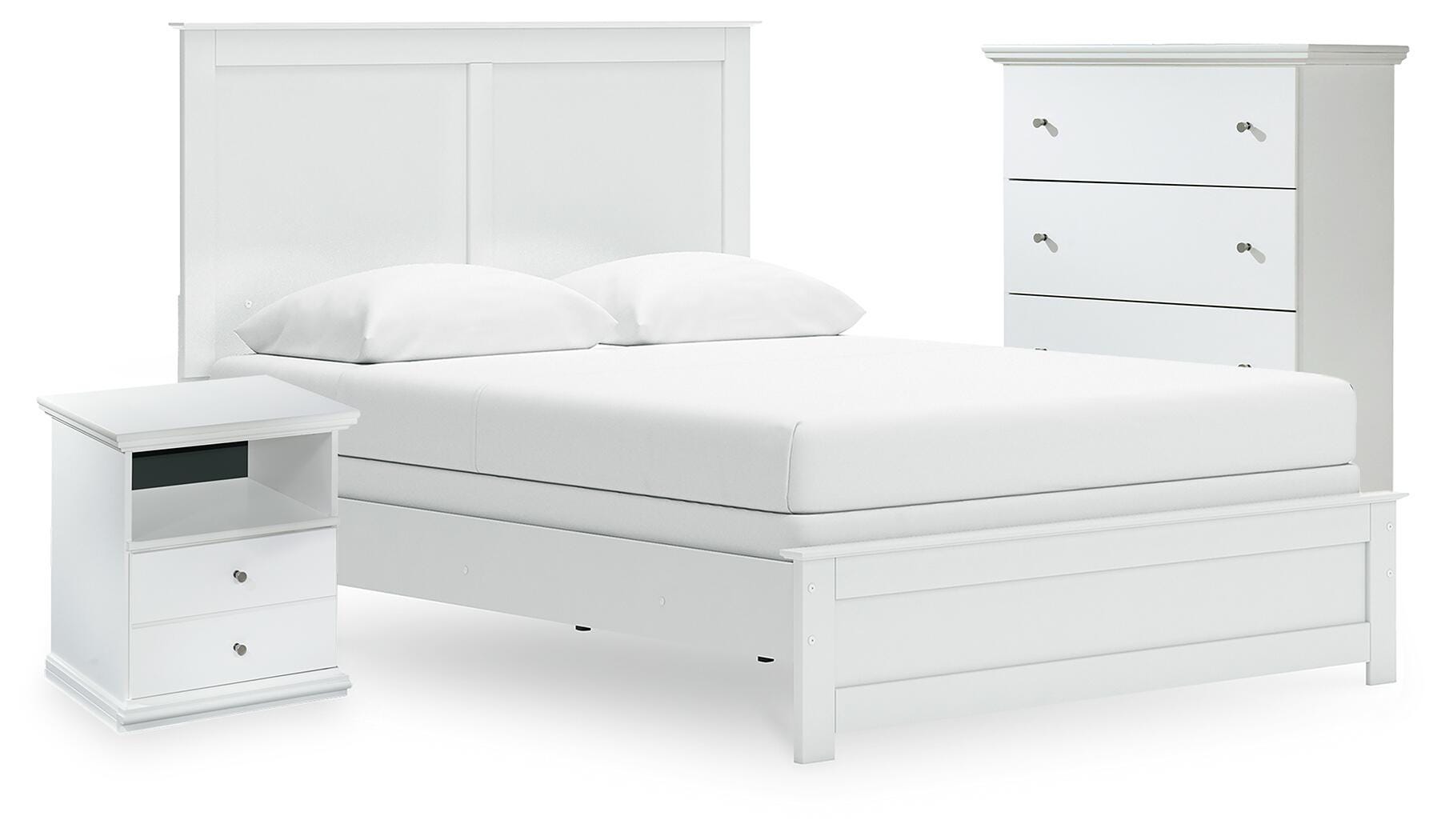 Bostwick Shoals Queen Panel Bed, Cheat and Nightstand - image 1