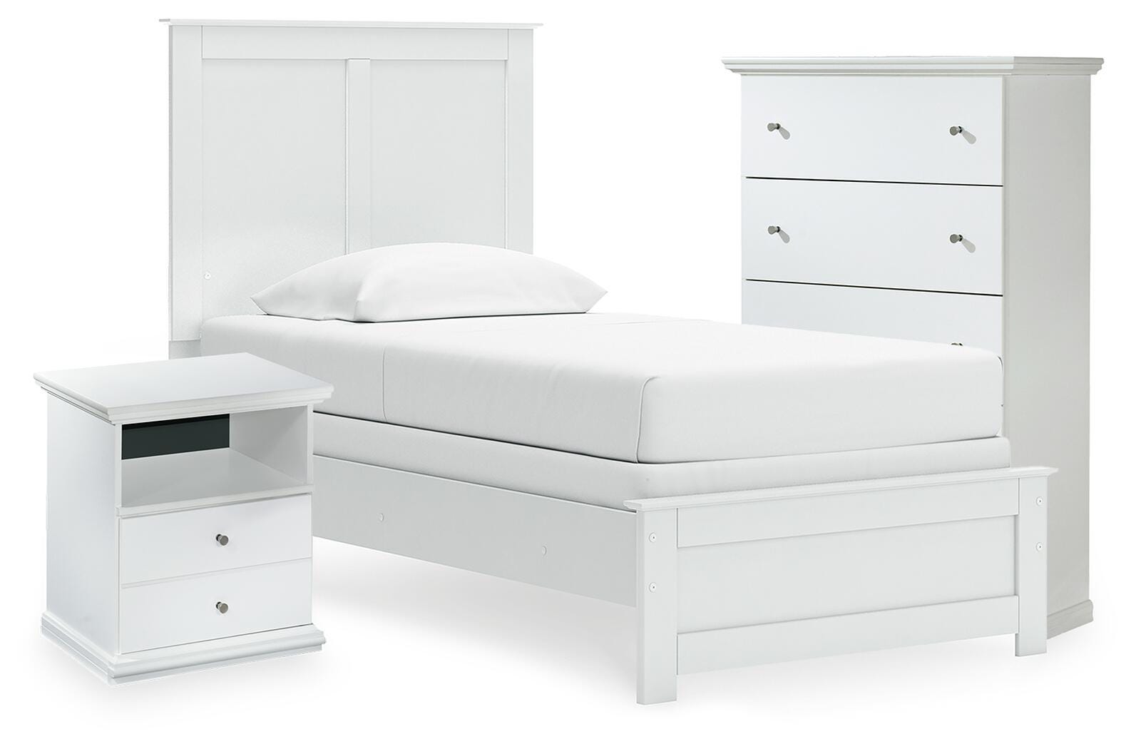 Bostwick Shoals Twin Panel Bed, Chest and Nightstand - image 1