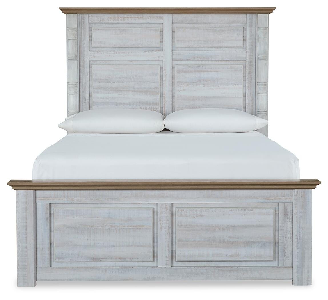 Haven Bay Queen Panel Bed, Two-tone, large