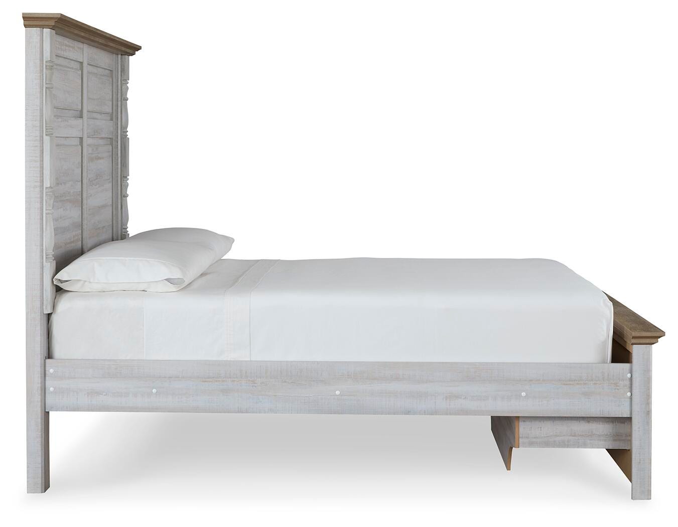 Haven Bay Queen Panel Storage Bed, Two-tone, large