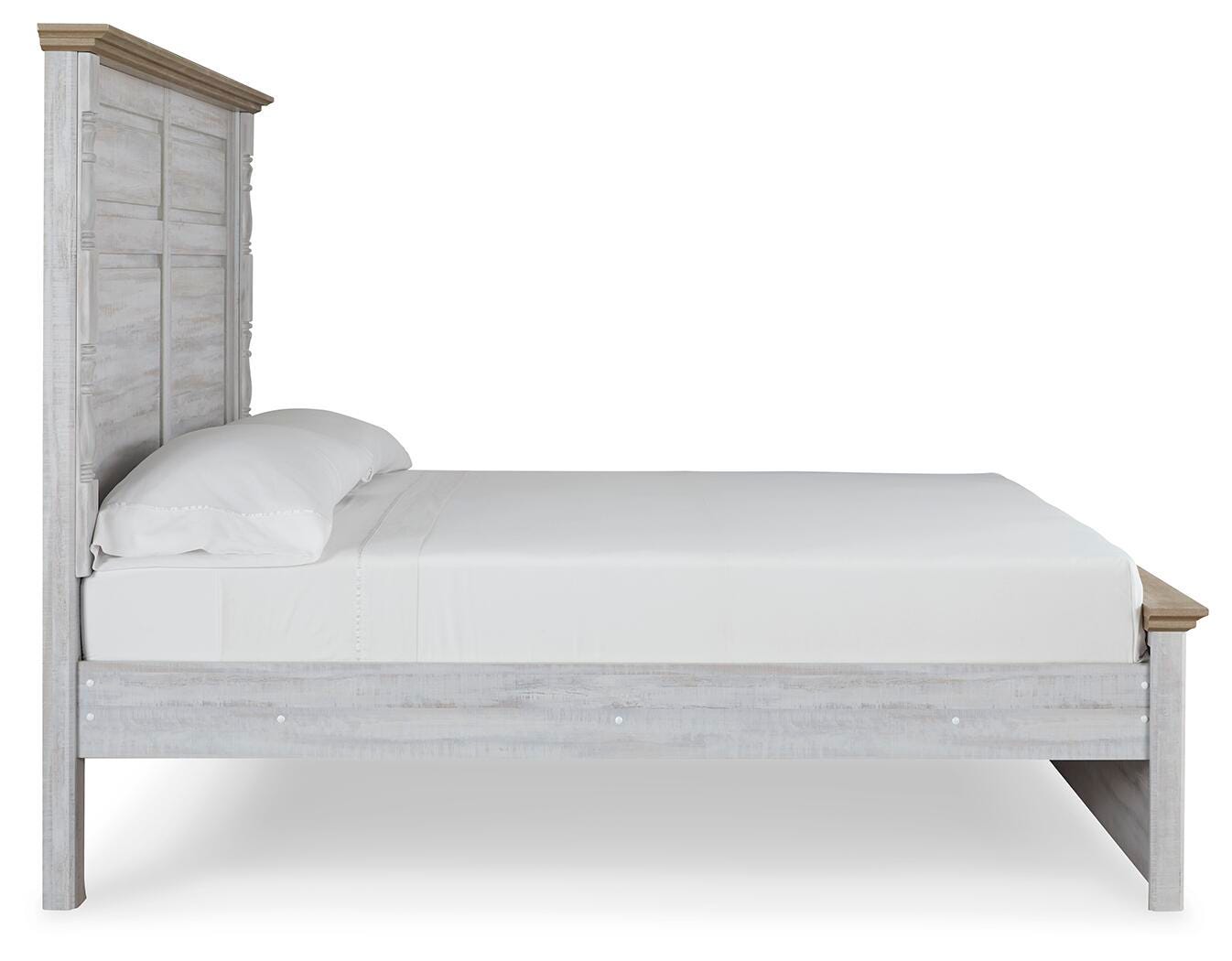 Haven Bay King Panel Bed, Two-tone, large