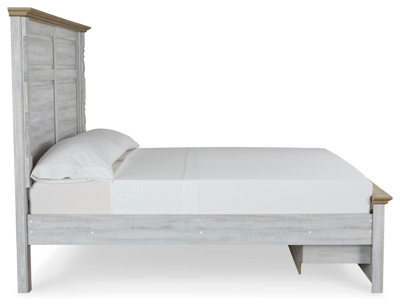 Haven Bay King Panel Storage Bed, Two-tone, large