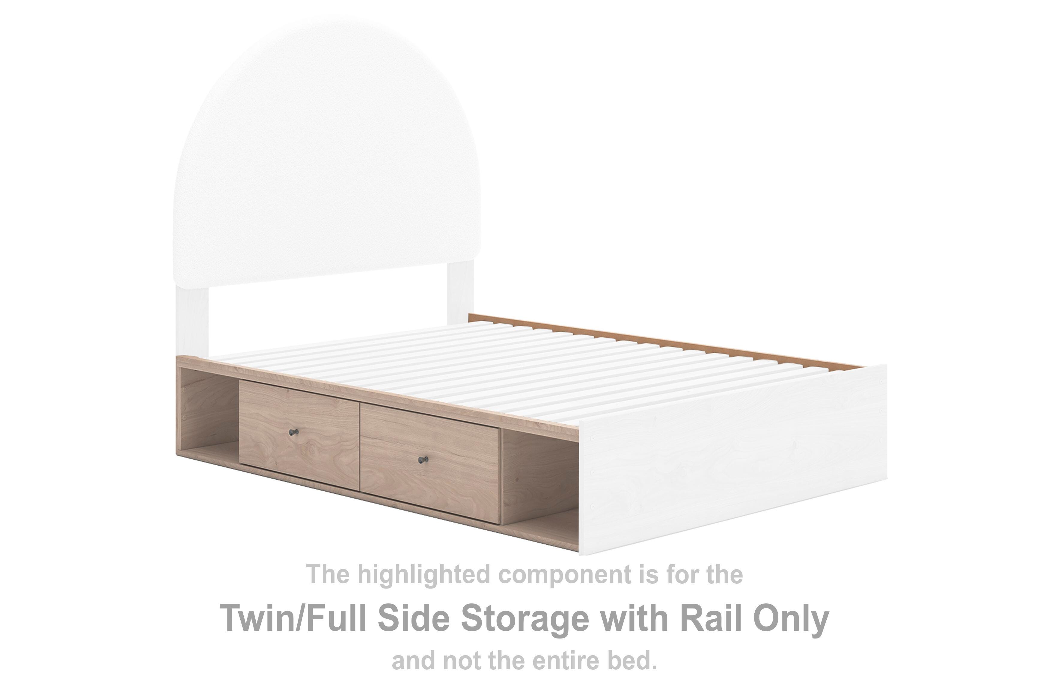 Shapella Twin/Full Side Storage with Rail - image 1