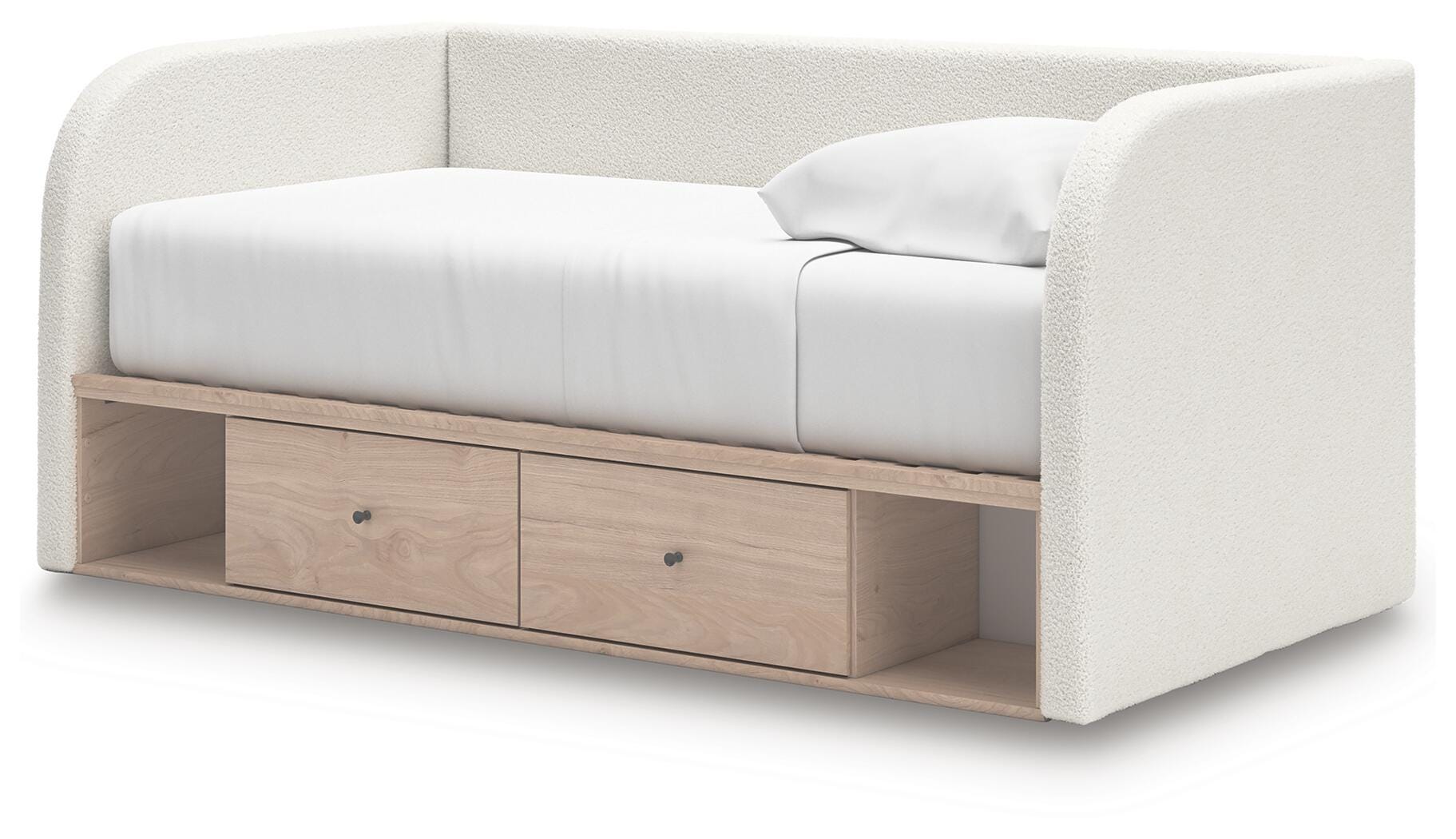 Shapella Full Upholstered Day Bed with Storage - image 3