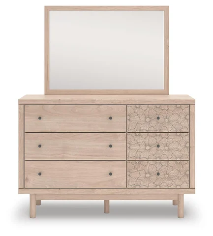 signature design by ashley cabinella casual 6-drawer dresser Amazon.com: Signature Design by Ashley Cabinella 6 Drawer Dresser, Natural Replicated Ash Wood Finish, Engineered Wood Construction, Casual Storage for Bedroom, Tan, 62" W : Home & Kitchen