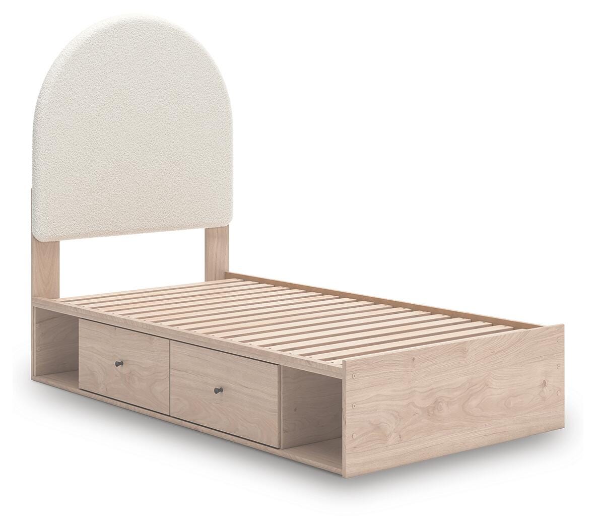 Shapella Twin Upholstered Panel Bed with Storage - image 4