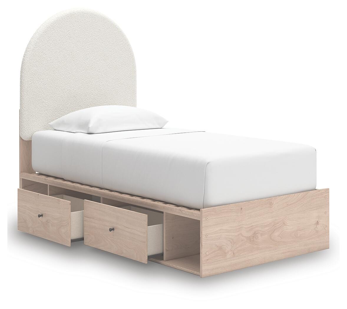 Shapella Twin Upholstered Panel Bed with Storage - image 5