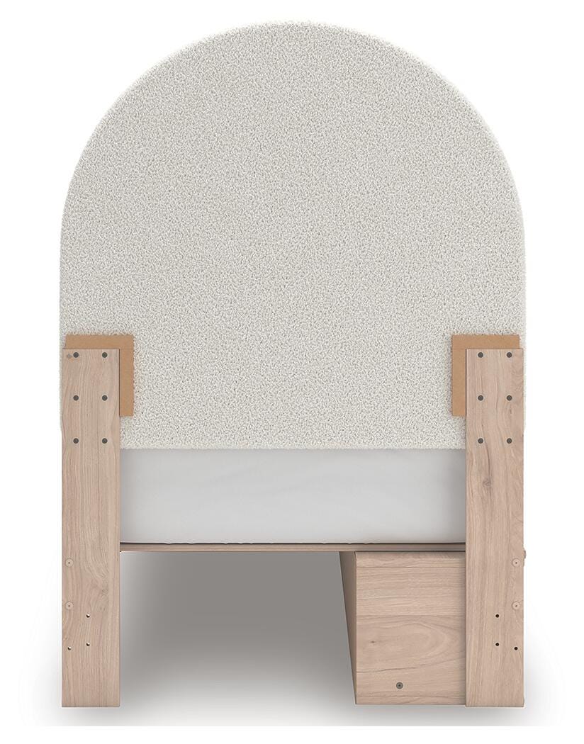 Shapella Twin Upholstered Panel Bed with Storage - image 7