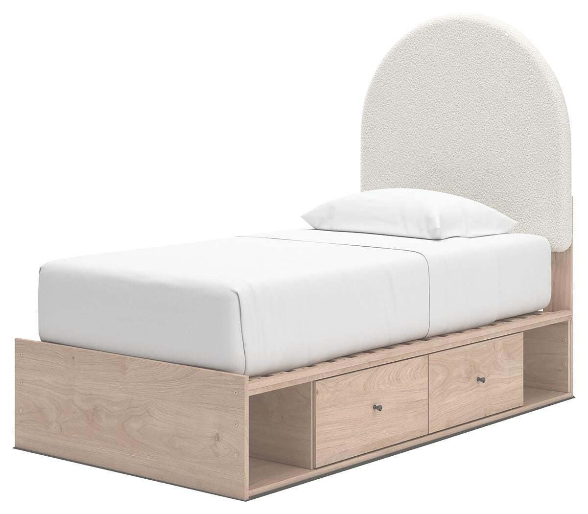 Shapella Twin Upholstered Panel Bed with Storage - image 3