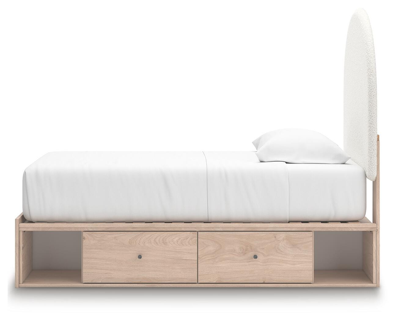 Shapella Twin Upholstered Panel Bed with Storage - image 8