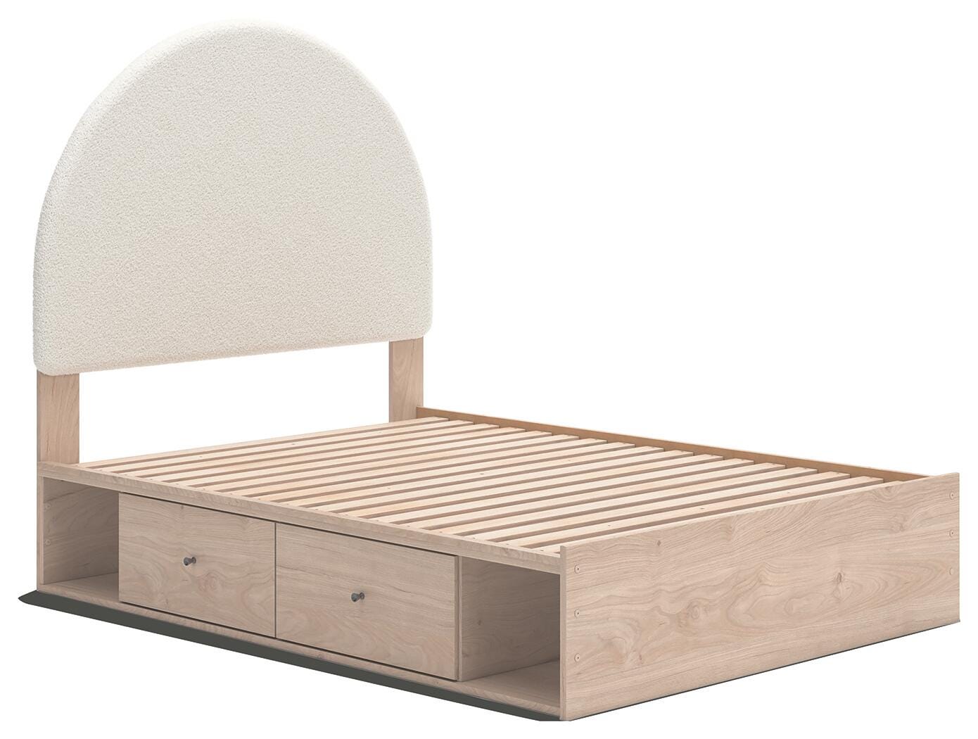 Shapella Full Upholstered Panel Bed with Storage - image 4