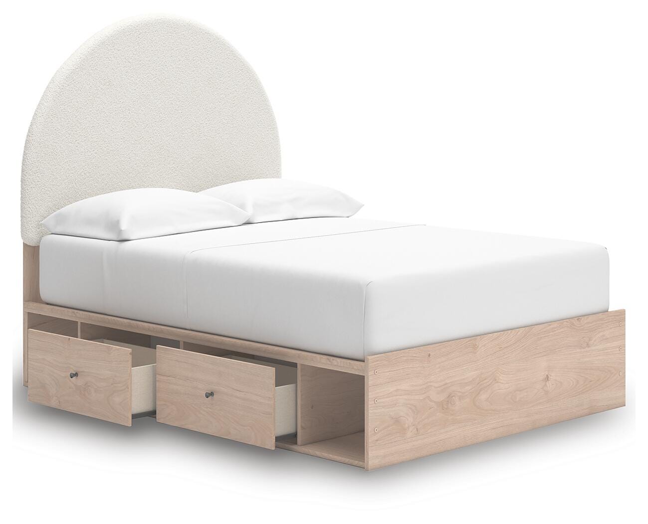 Shapella Full Upholstered Panel Bed with Storage - image 5